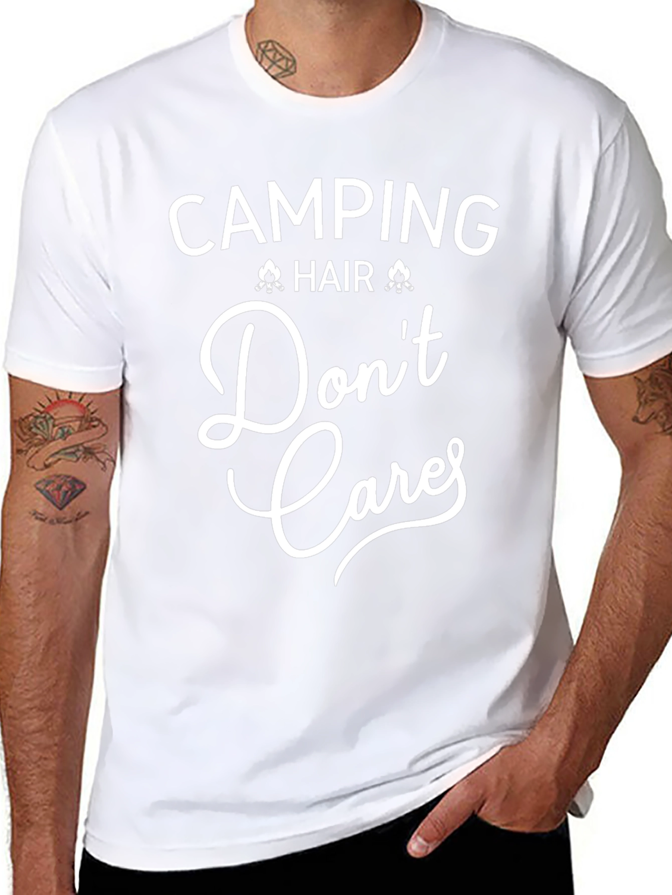 Camping Hair Dont Care T-Shirt
