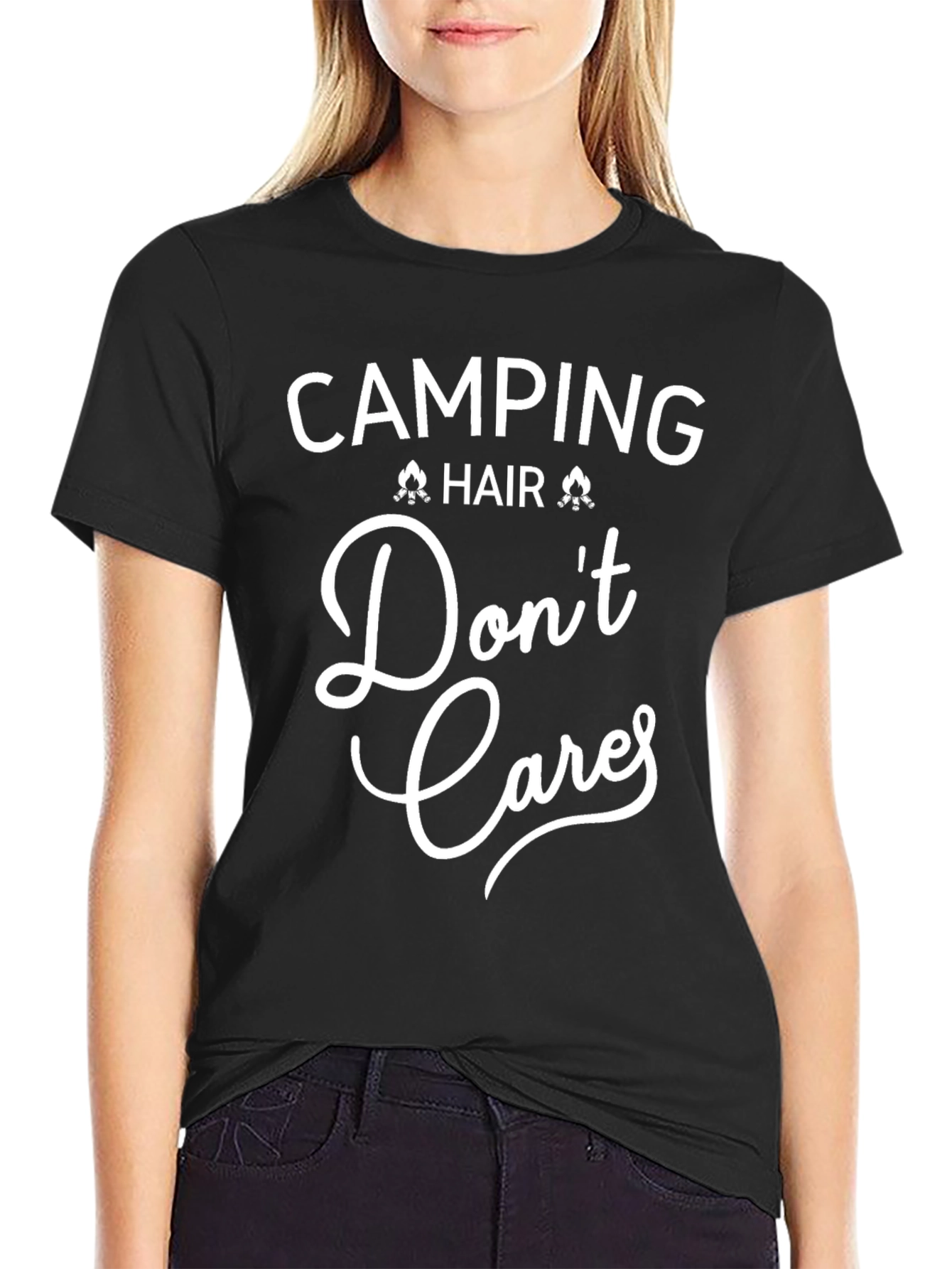 Camping Hair Dont Care T-Shirt