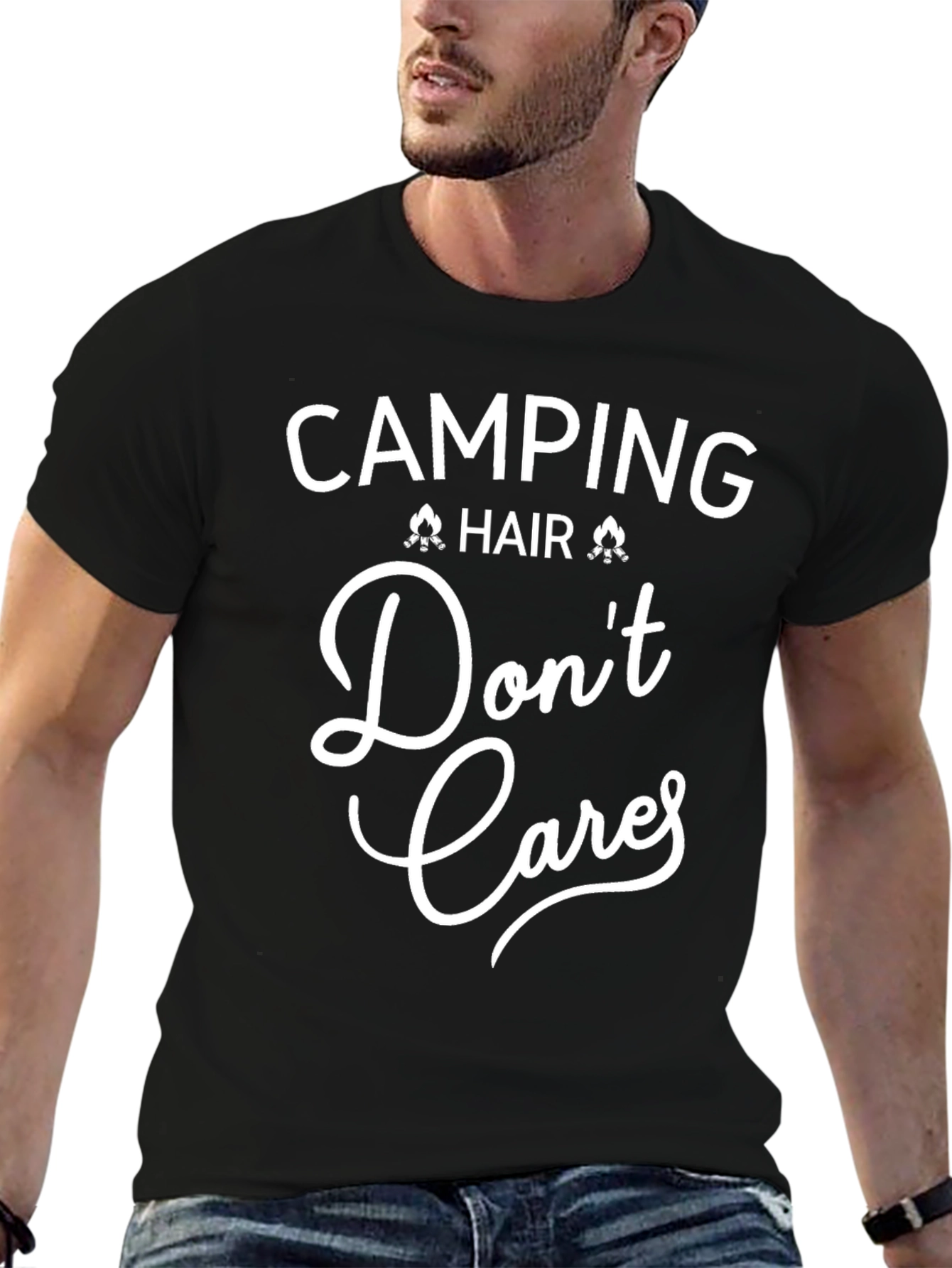 Camping Hair Dont Care T-Shirt