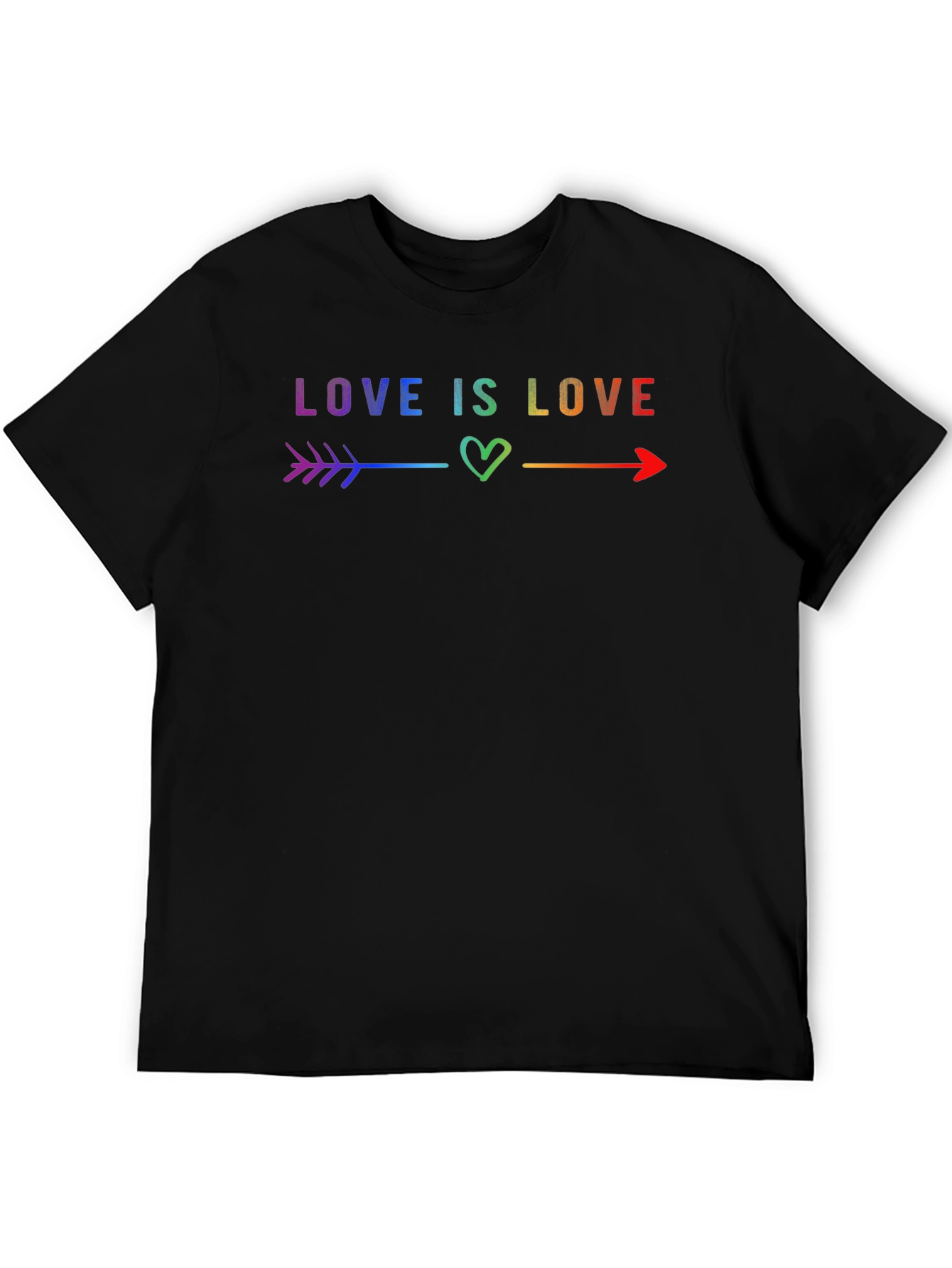 Love Is Love Rainbow Graphic Tee