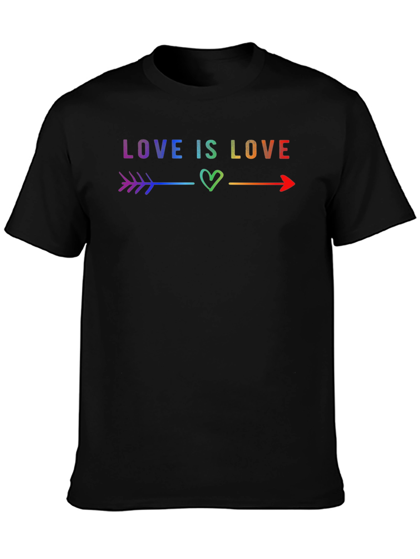 Love Is Love Rainbow Graphic Tee