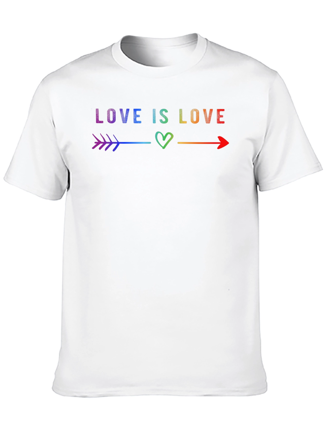 Love Is Love Rainbow Graphic Tee