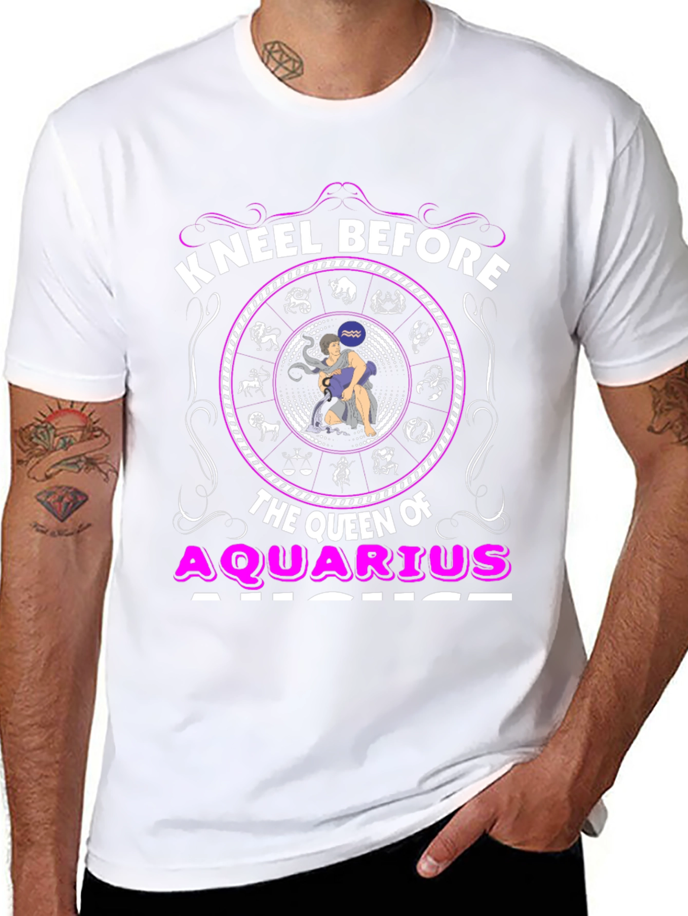 Kneel Before The Queen Of Aquarius T-Shirt