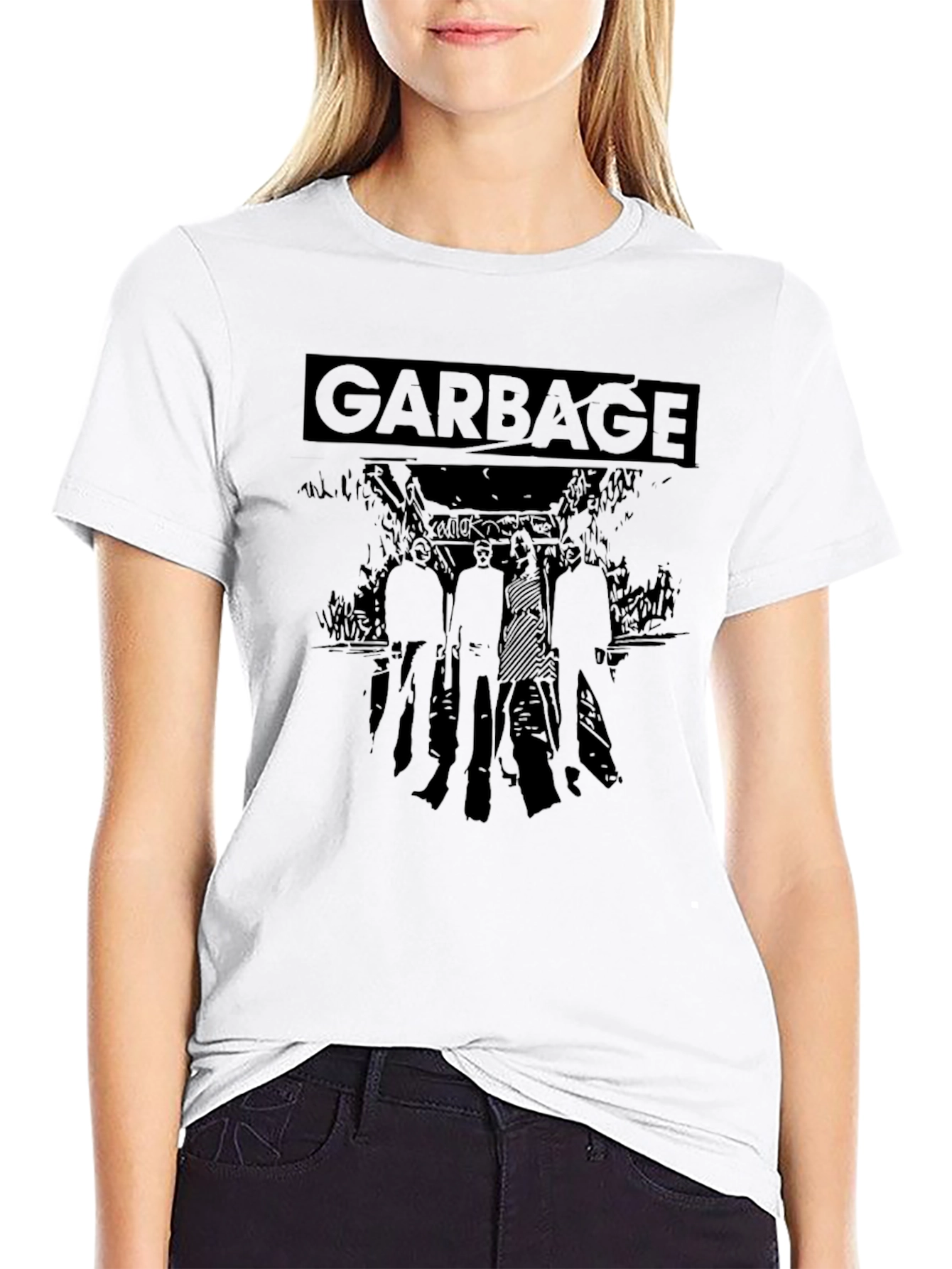 Garbage Band Graphic Tee - Black
