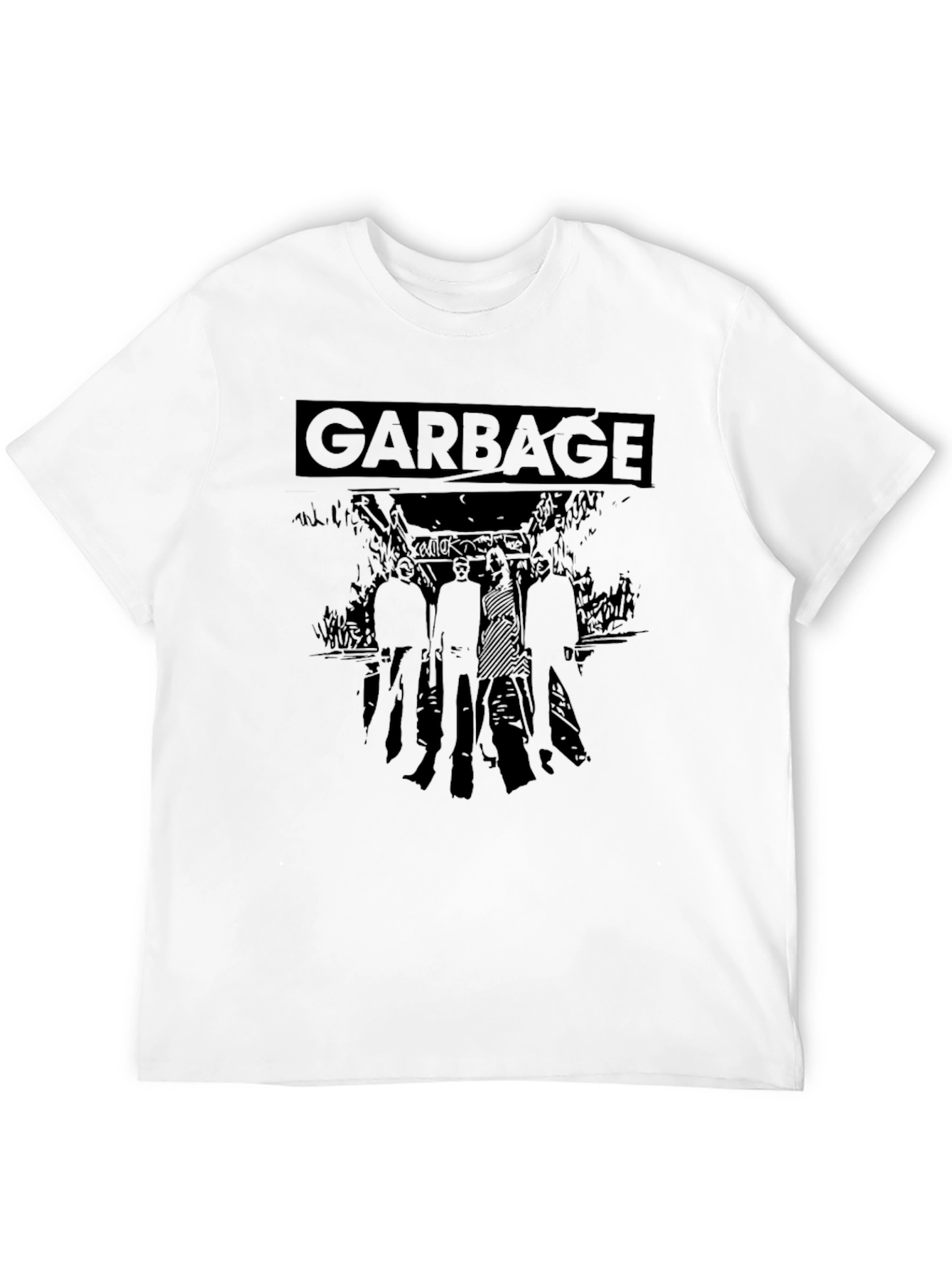Garbage Band Graphic Tee - Black