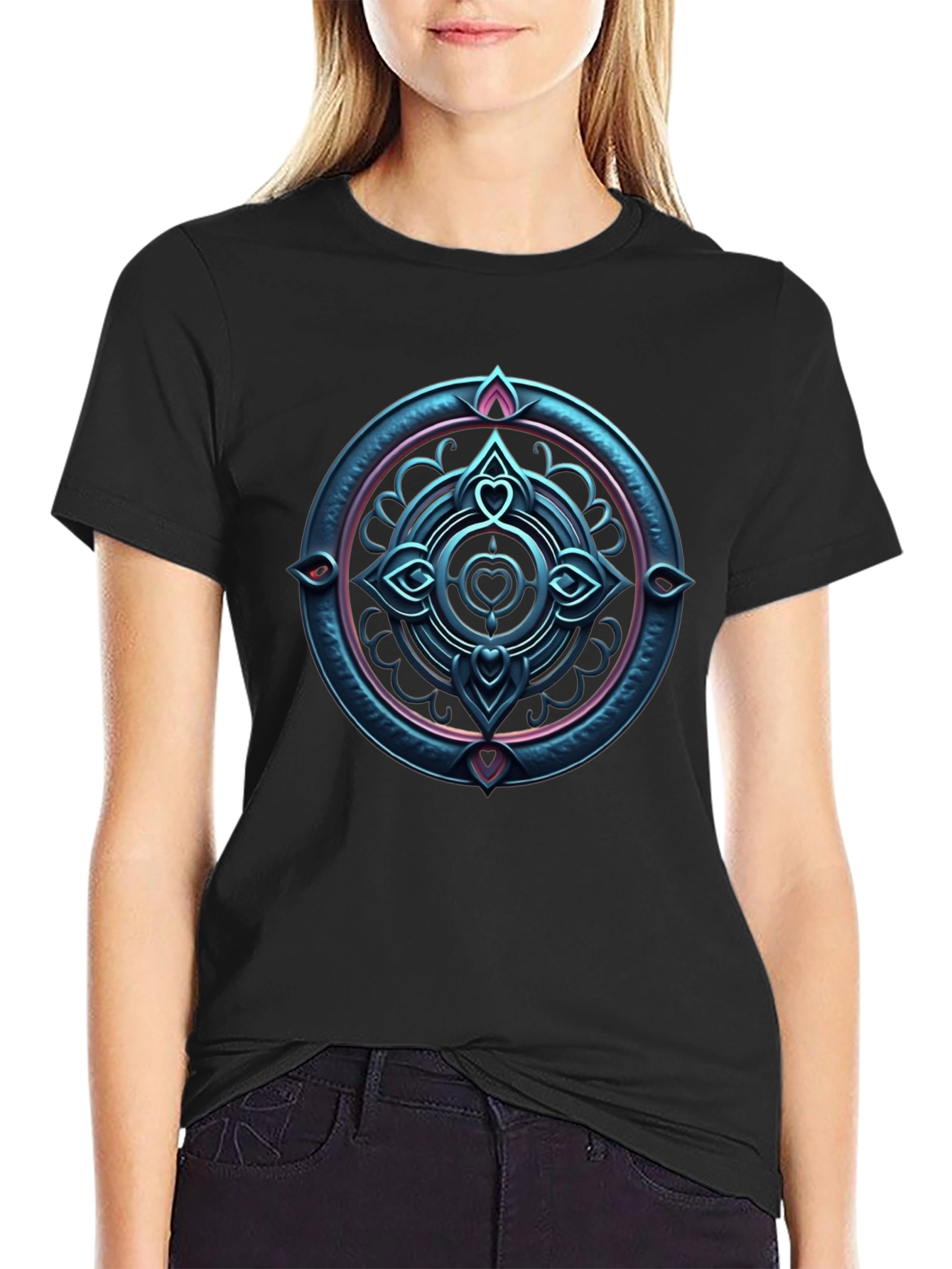Mystic Heart Mandala T-Shirt