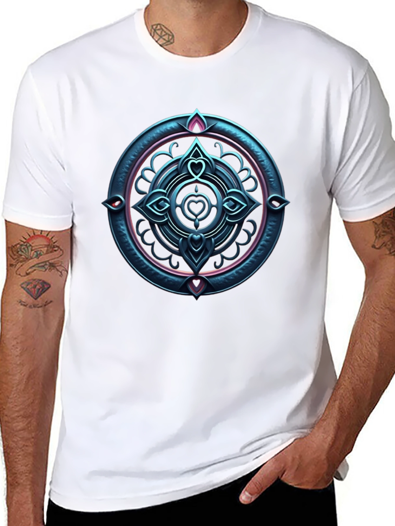 Mystic Heart Mandala T-Shirt