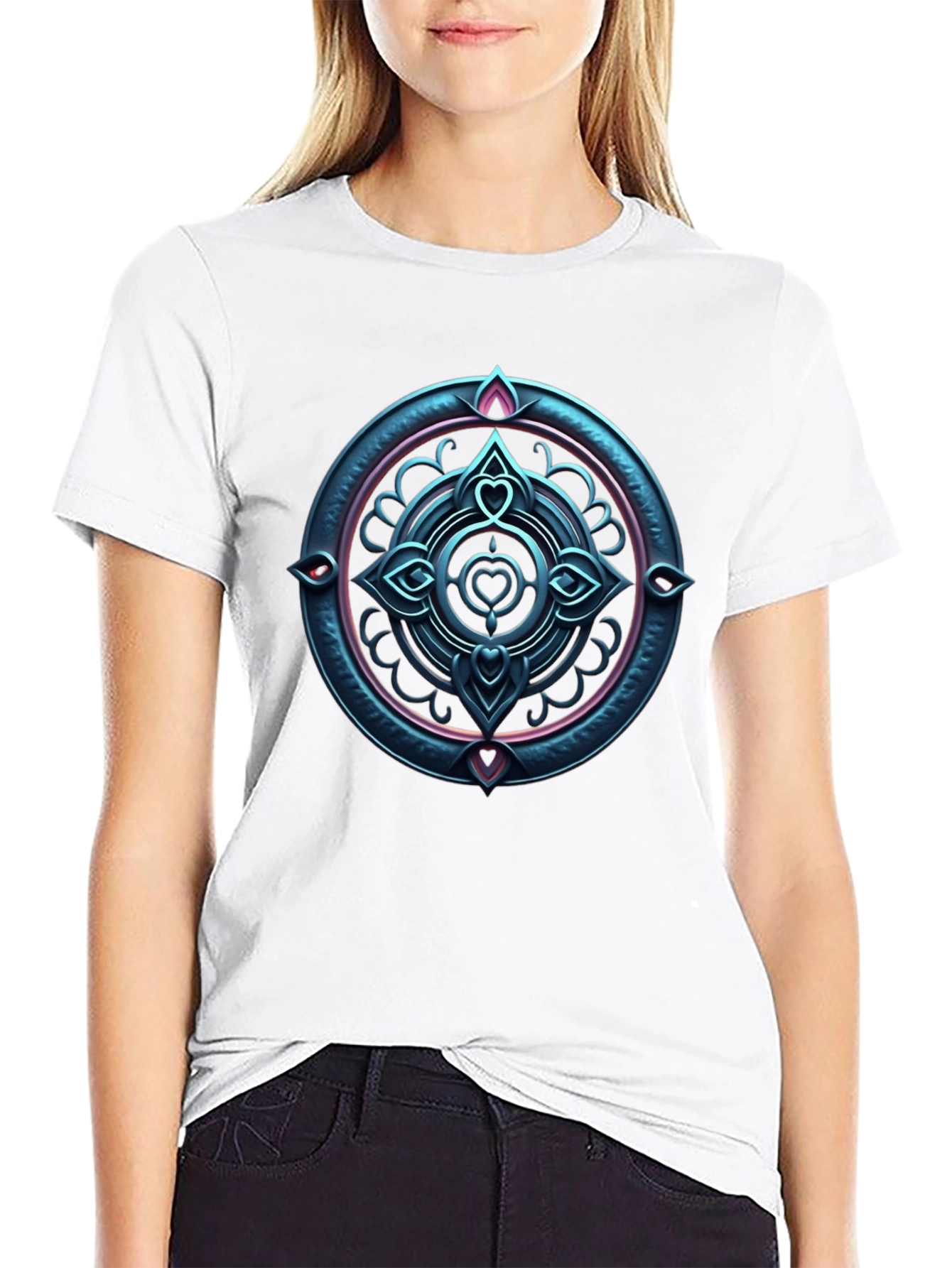 Mystic Heart Mandala T-Shirt