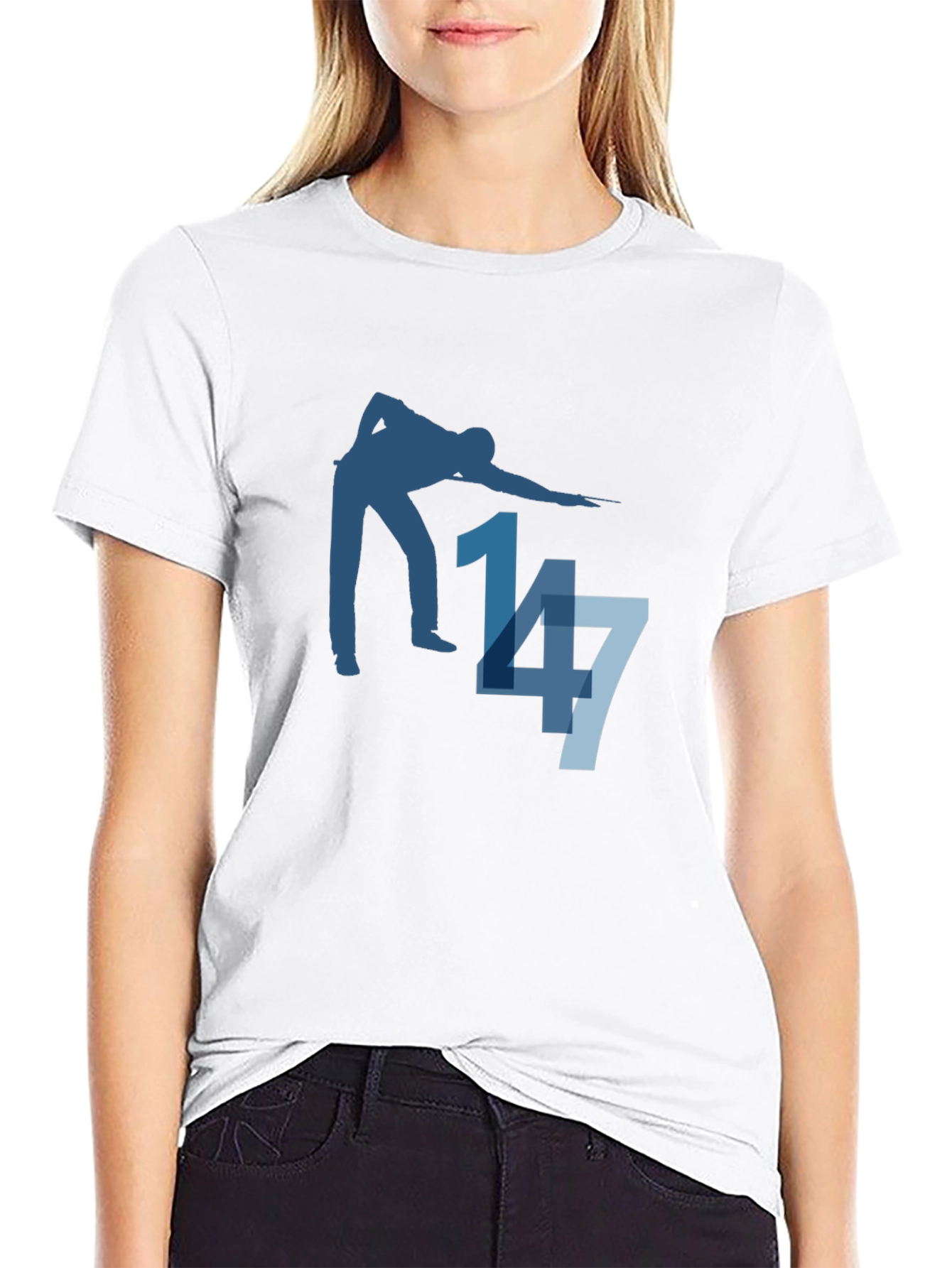 Snooker Player 147 T-Shirt - Billiards Design