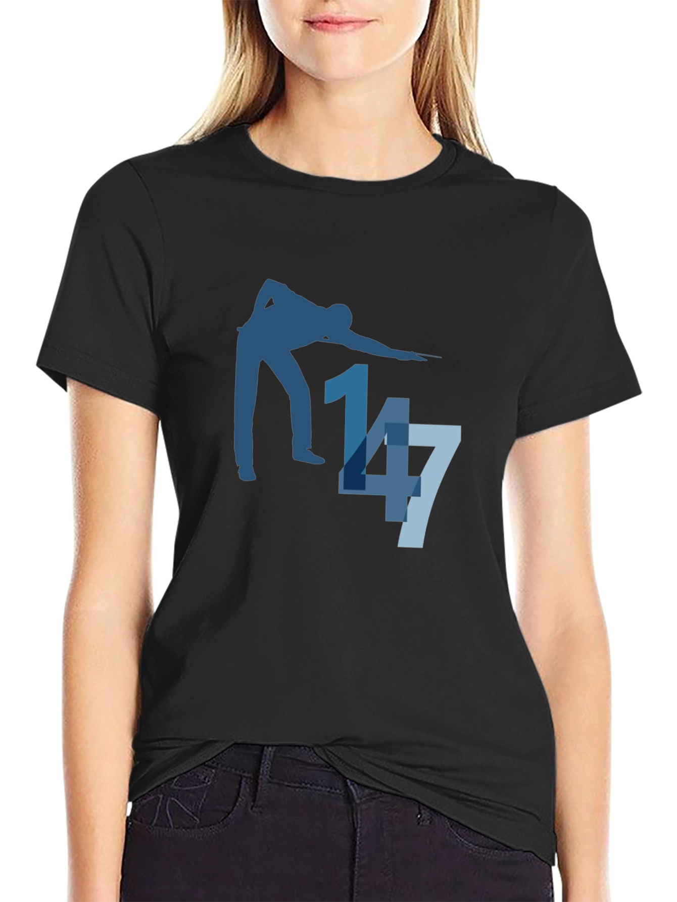 Snooker Player 147 T-Shirt - Billiards Design