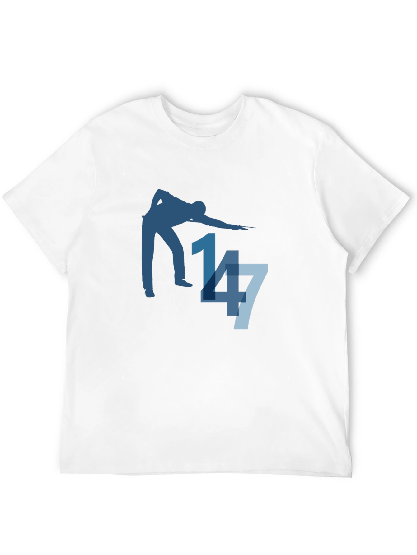 Snooker Player 147 T-Shirt - Billiards Design