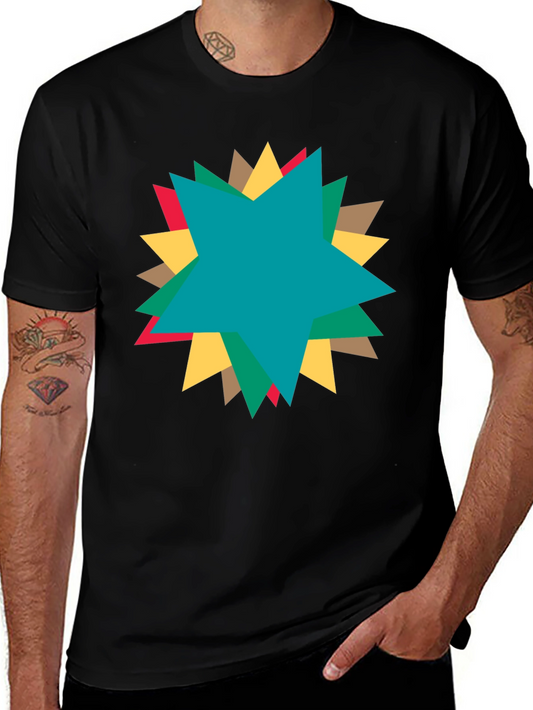 Starburst Graphic T-Shirt - Casual Comfort