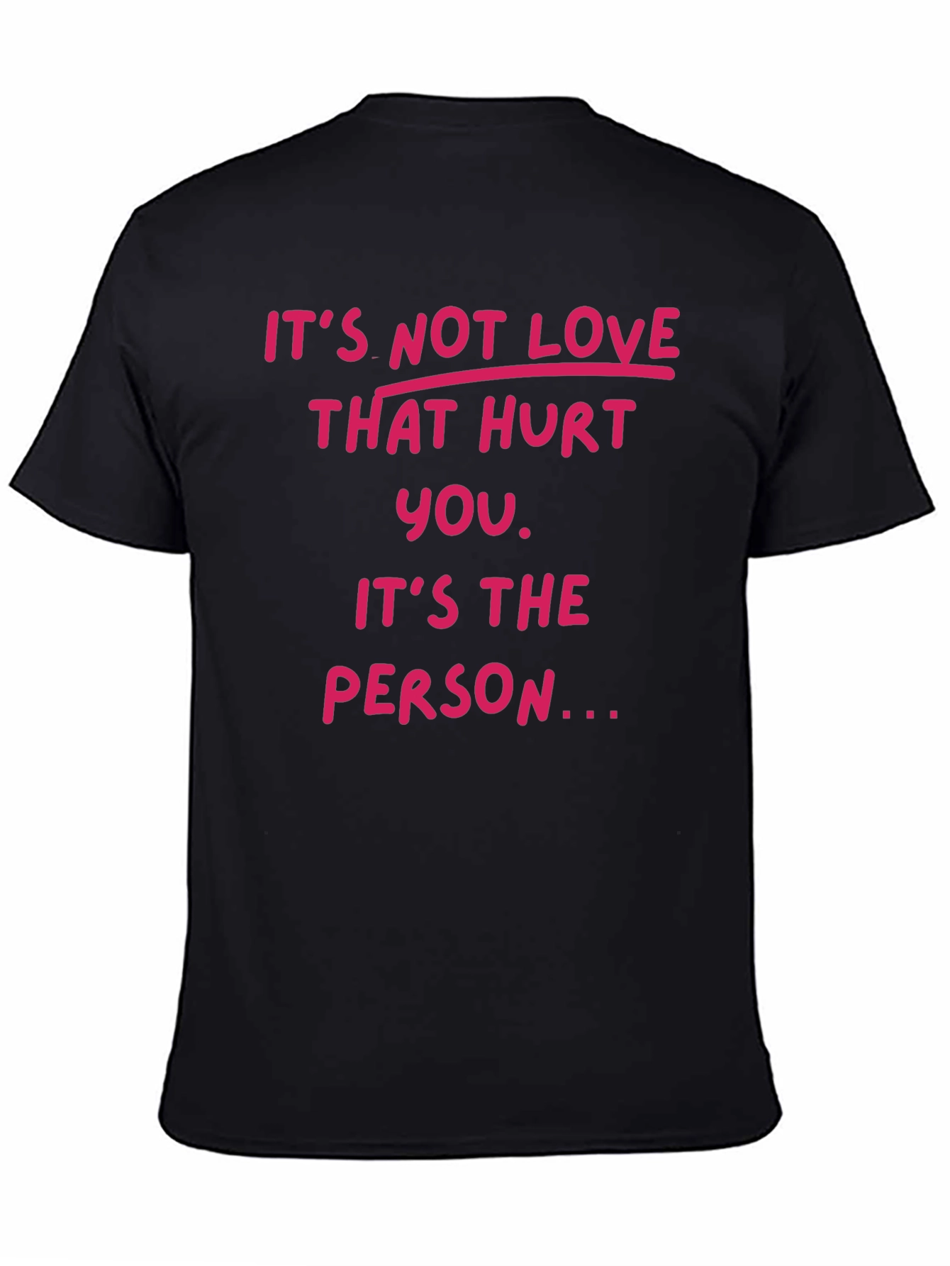 Its Not Love T-Shirt -  Comfortable Black Tee