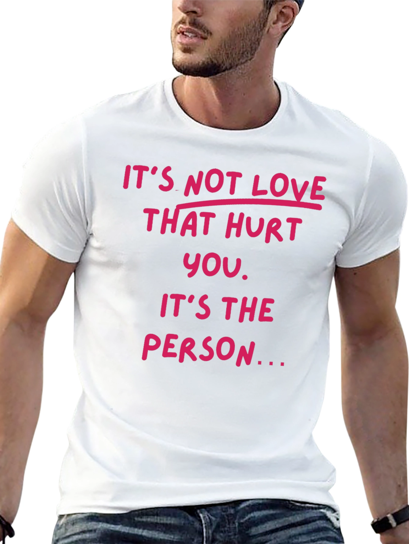 Its Not Love T-Shirt -  Comfortable Black Tee
