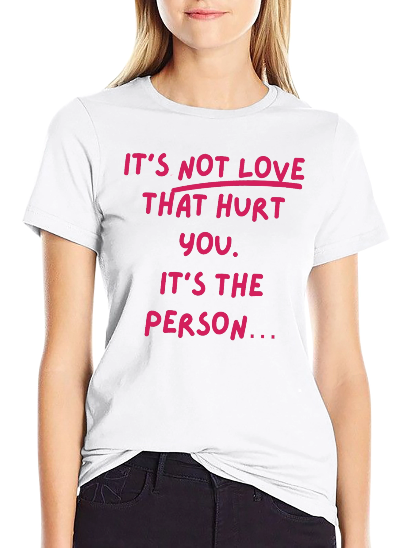 Its Not Love T-Shirt -  Comfortable Black Tee