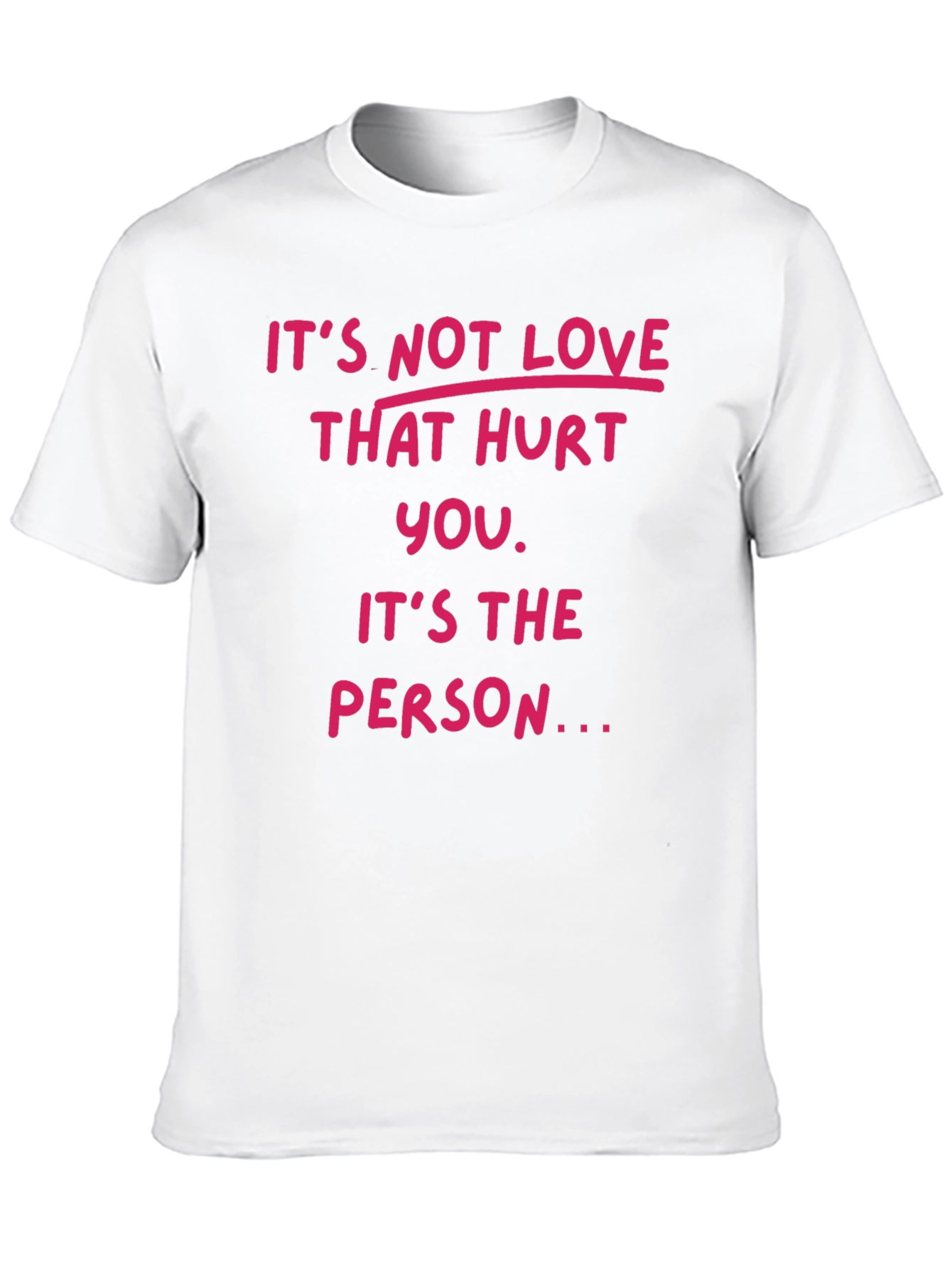 Its Not Love T-Shirt -  Comfortable Black Tee