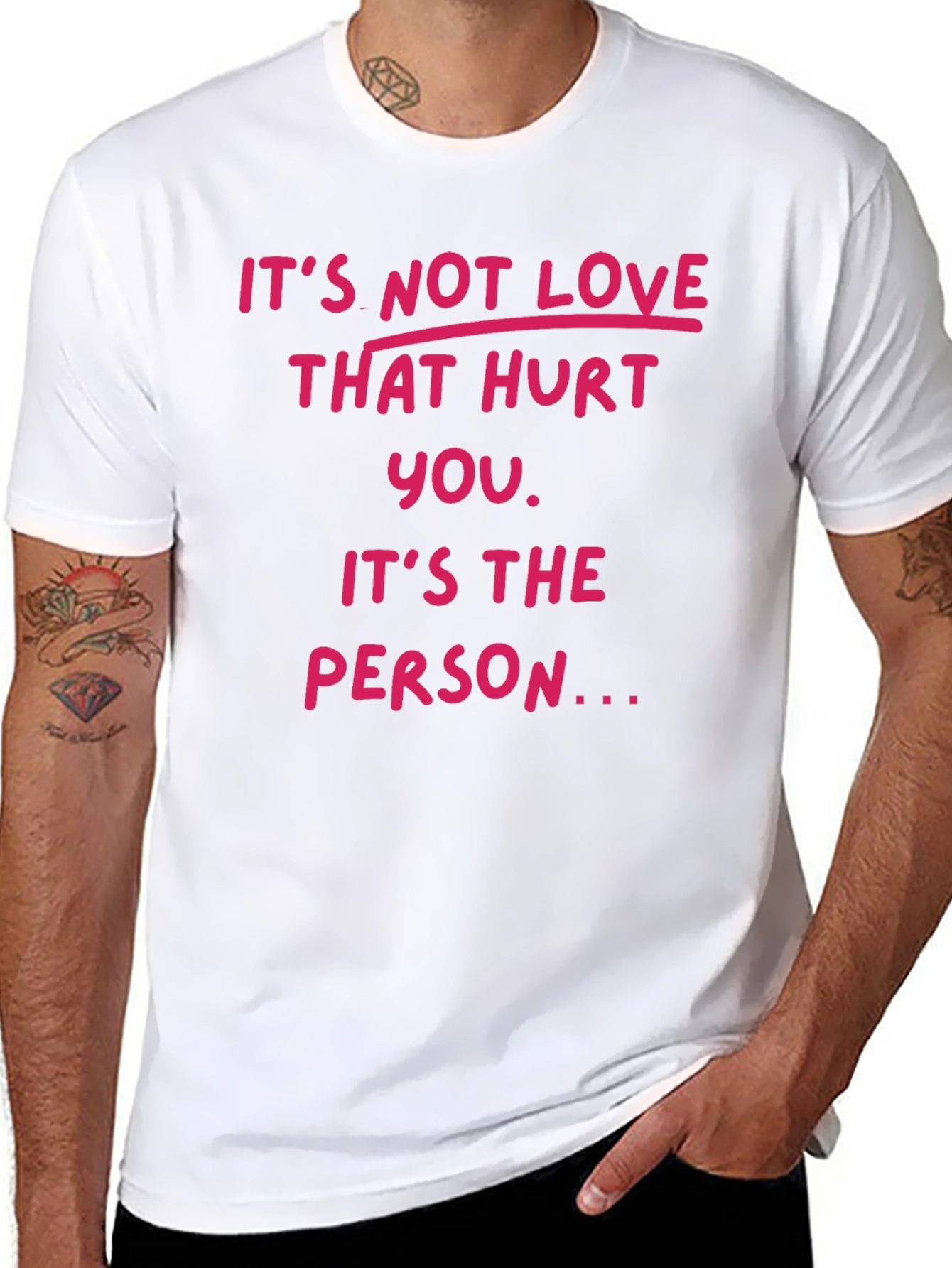 Its Not Love T-Shirt -  Comfortable Black Tee