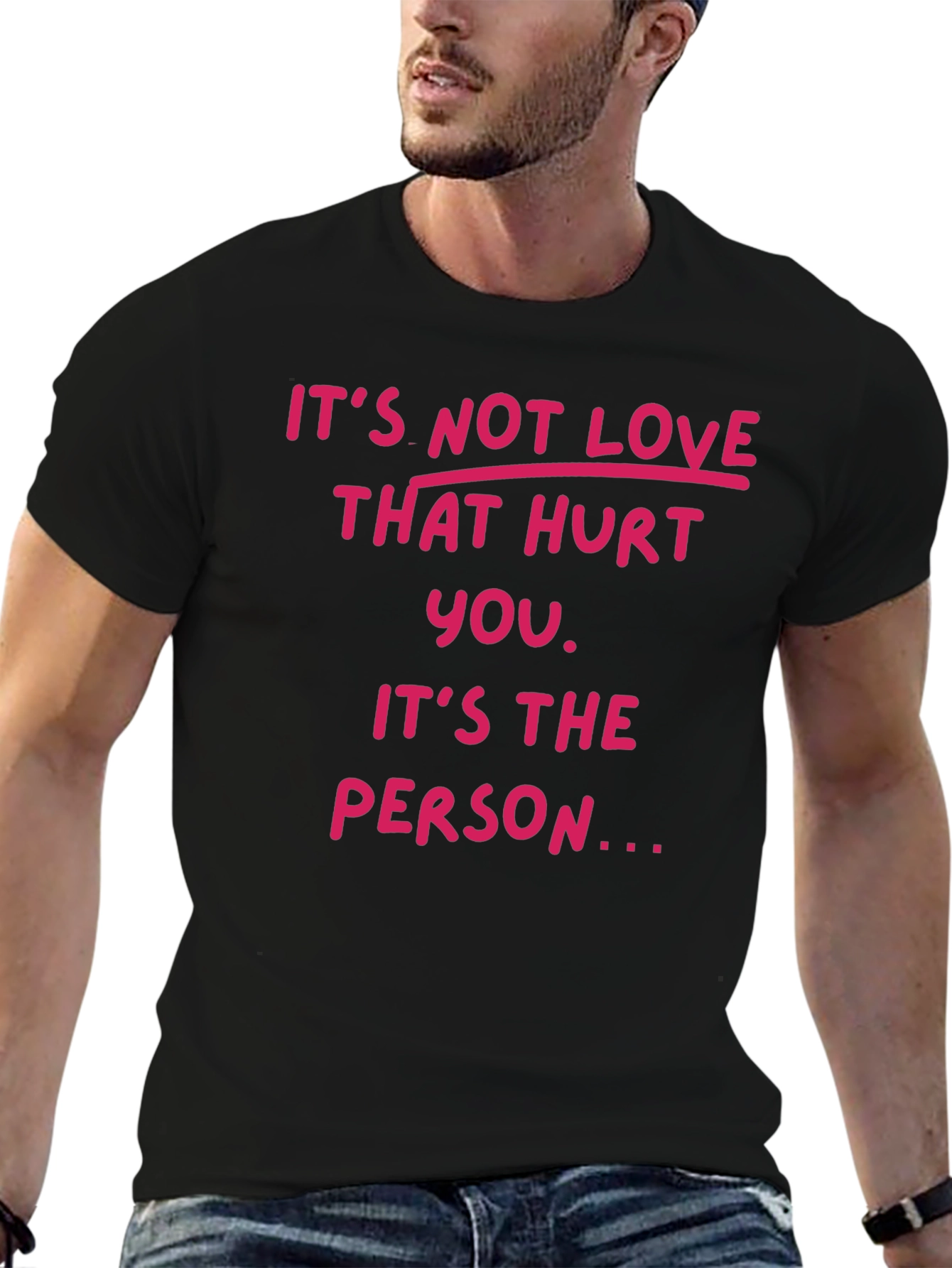 Its Not Love T-Shirt -  Comfortable Black Tee