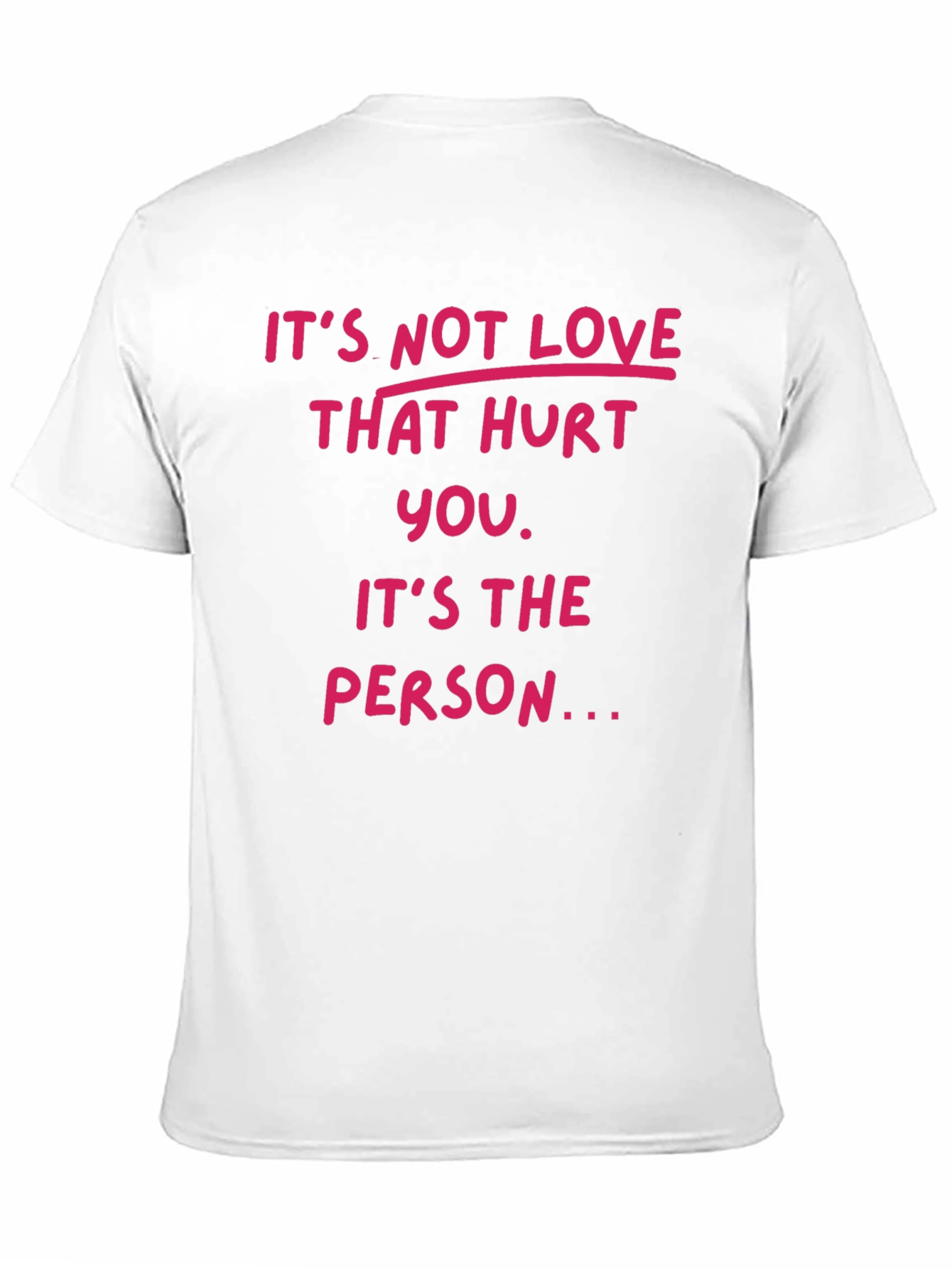 Its Not Love T-Shirt -  Comfortable Black Tee