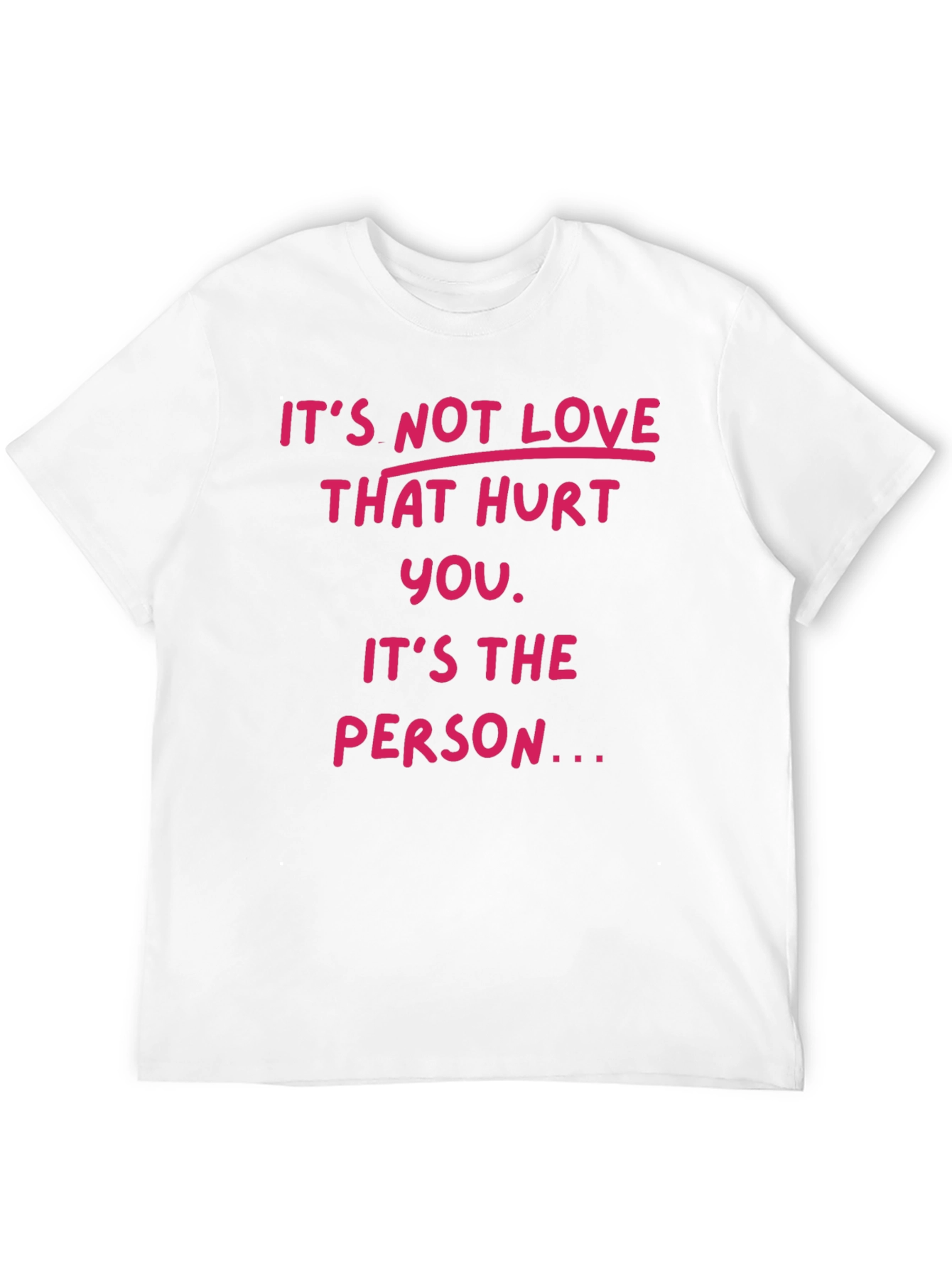 Its Not Love T-Shirt -  Comfortable Black Tee