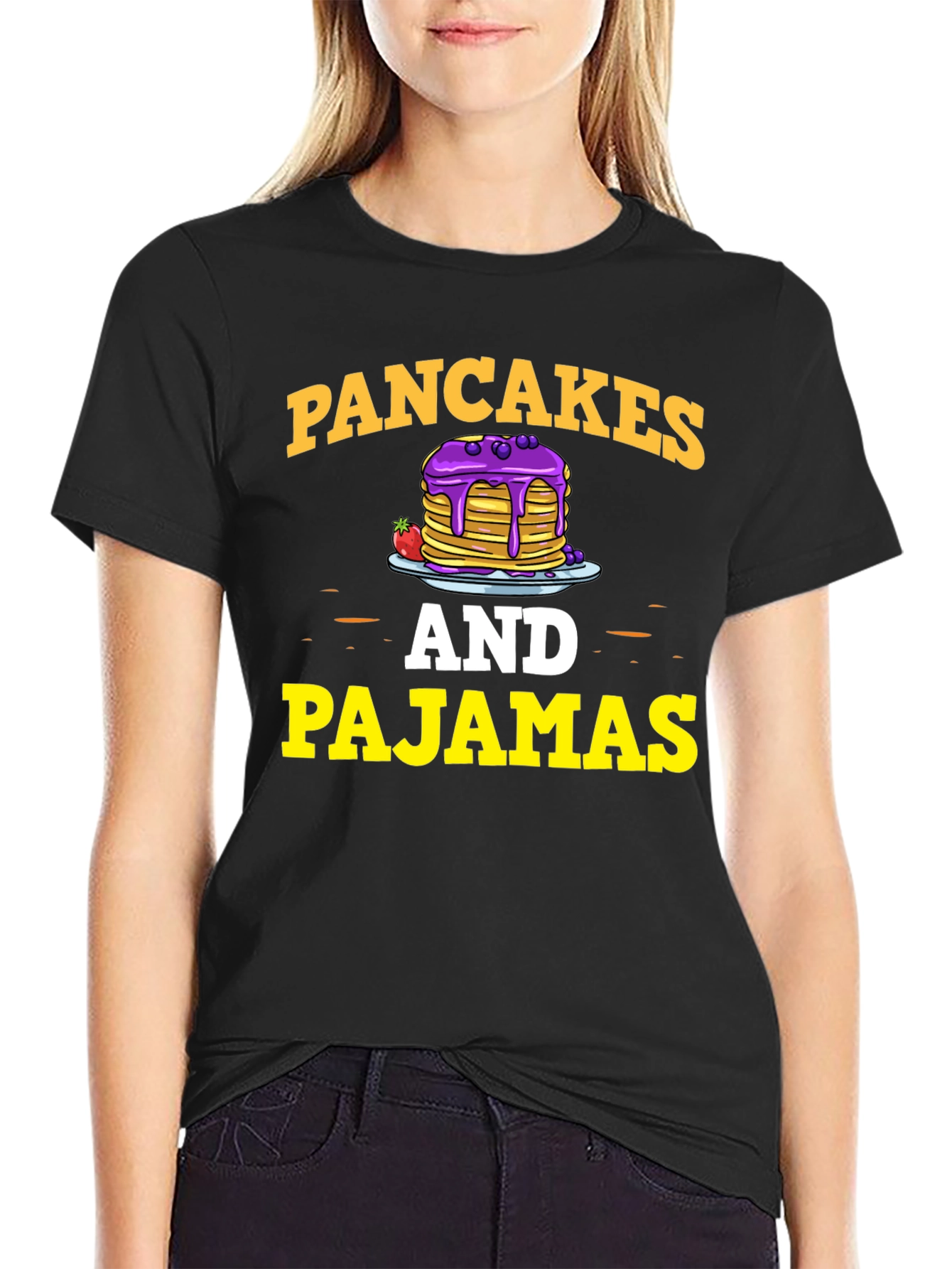 Pancakes and Pajamas Graphic Tee