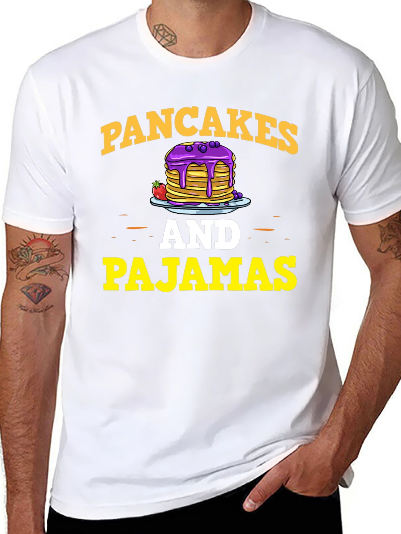 Pancakes and Pajamas Graphic Tee