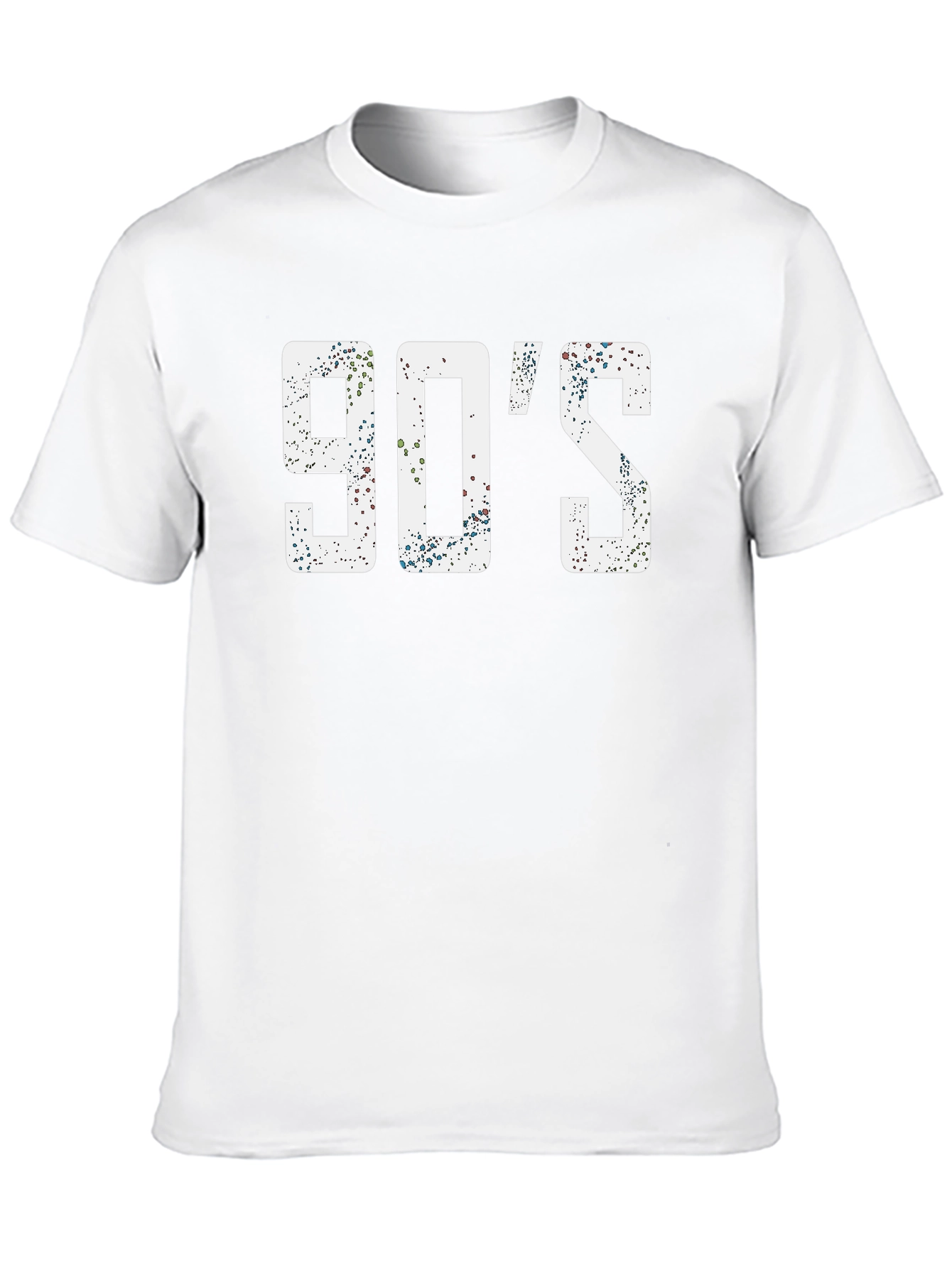 90s Throwback Graphic Tee - Black