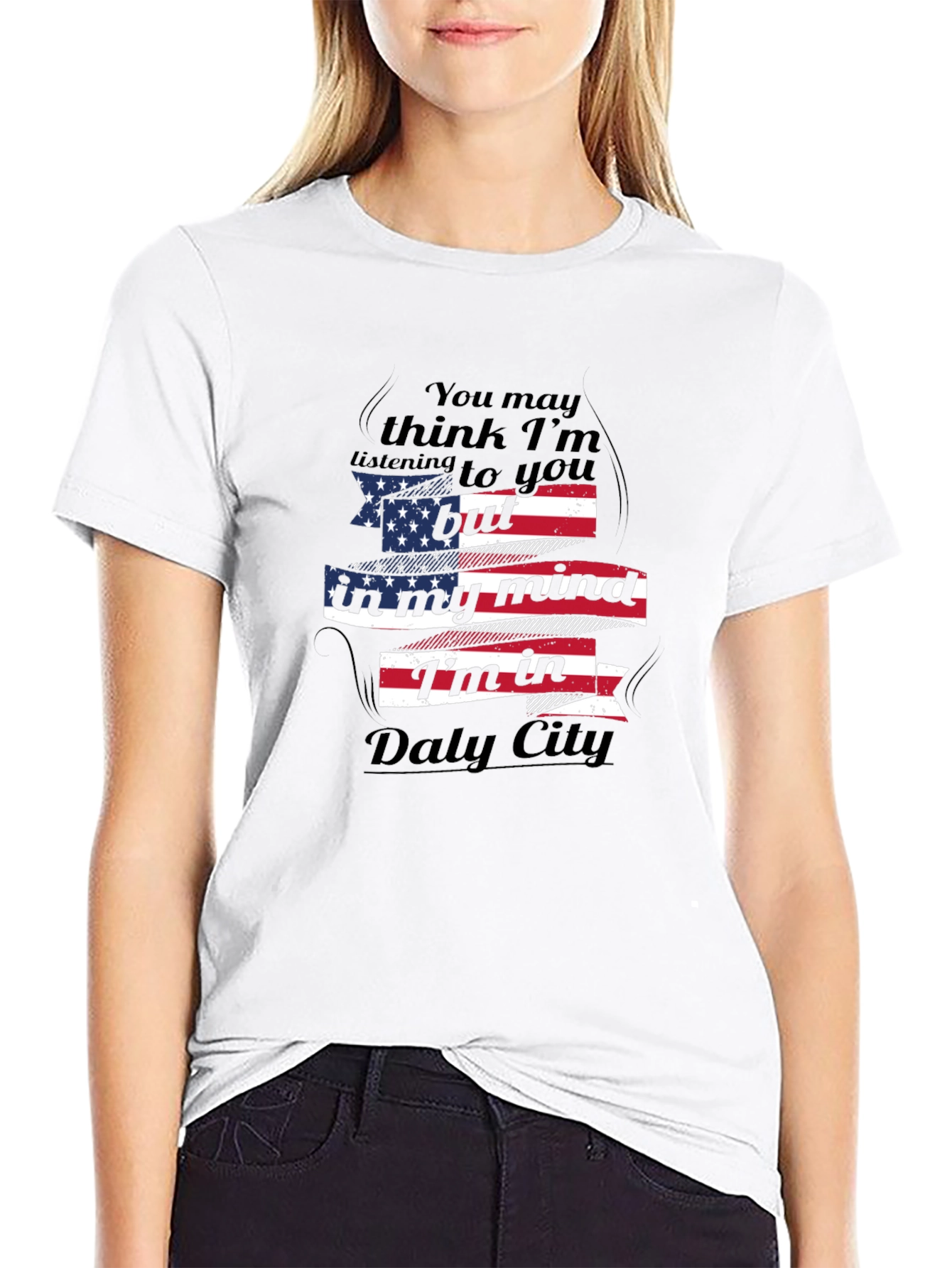 Daly City Mind T-Shirt - Patriotic Tee