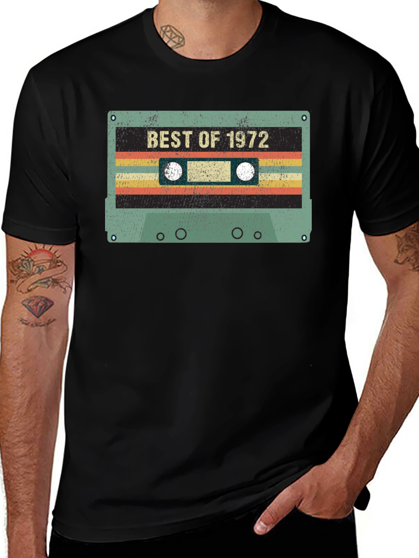 Best of 1972 Cassette Tape Graphic Tee