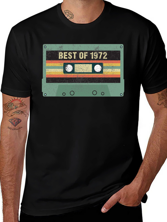 Best of 1972 Cassette Tape Graphic Tee
