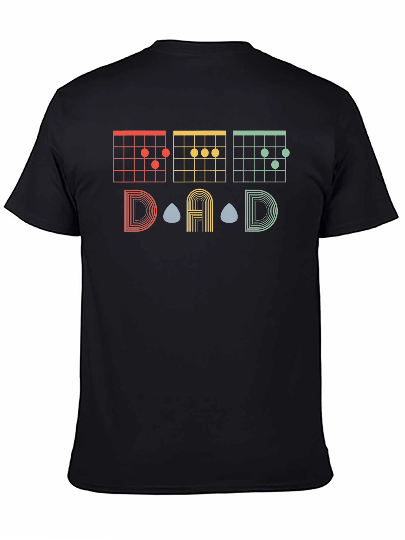 DAD Guitar Chords Graphic T-Shirt - Musician Gift