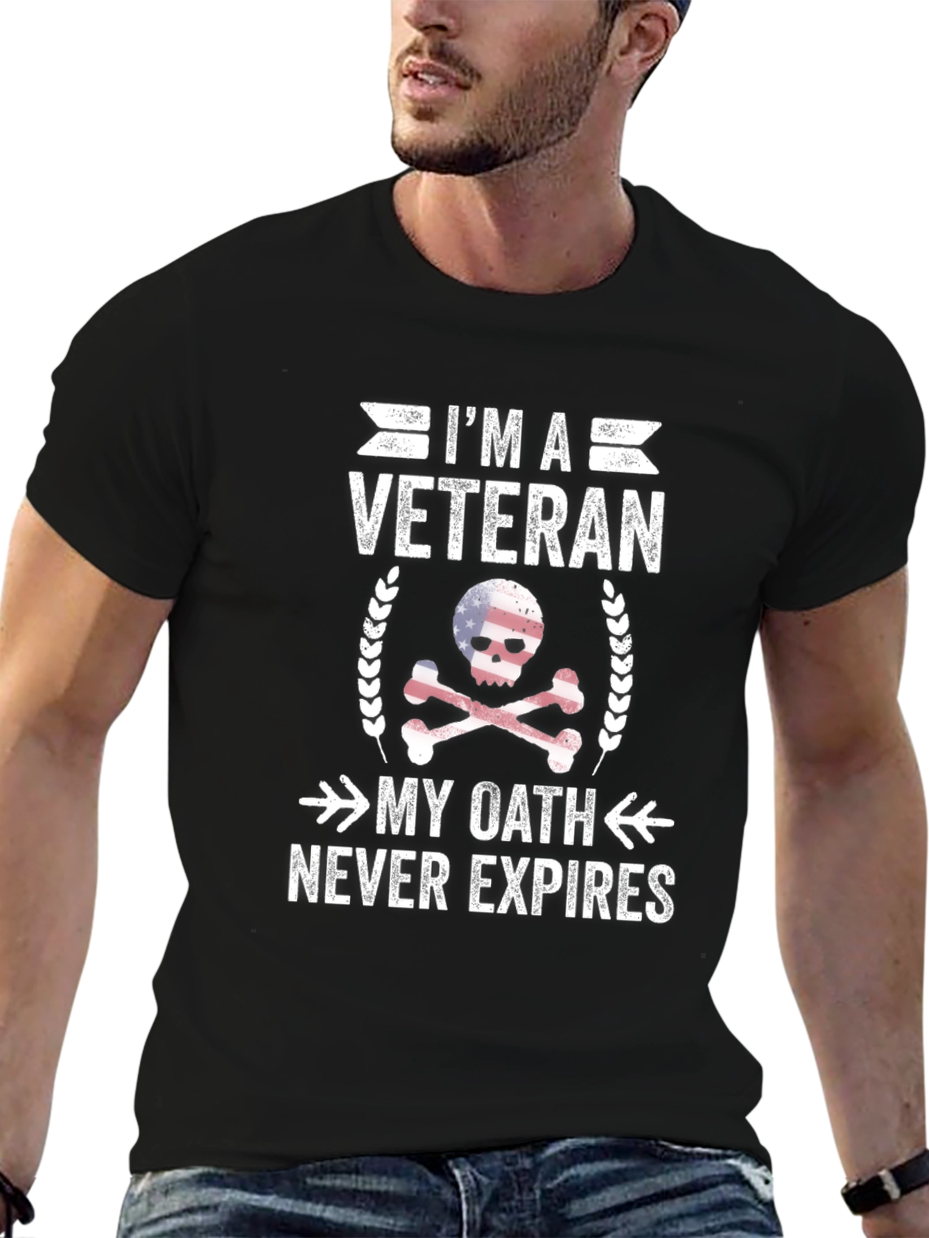 Im a Veteran T-Shirt: My Oath Never Expires