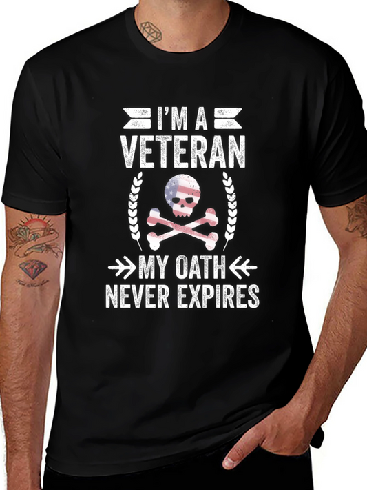Im a Veteran T-Shirt: My Oath Never Expires