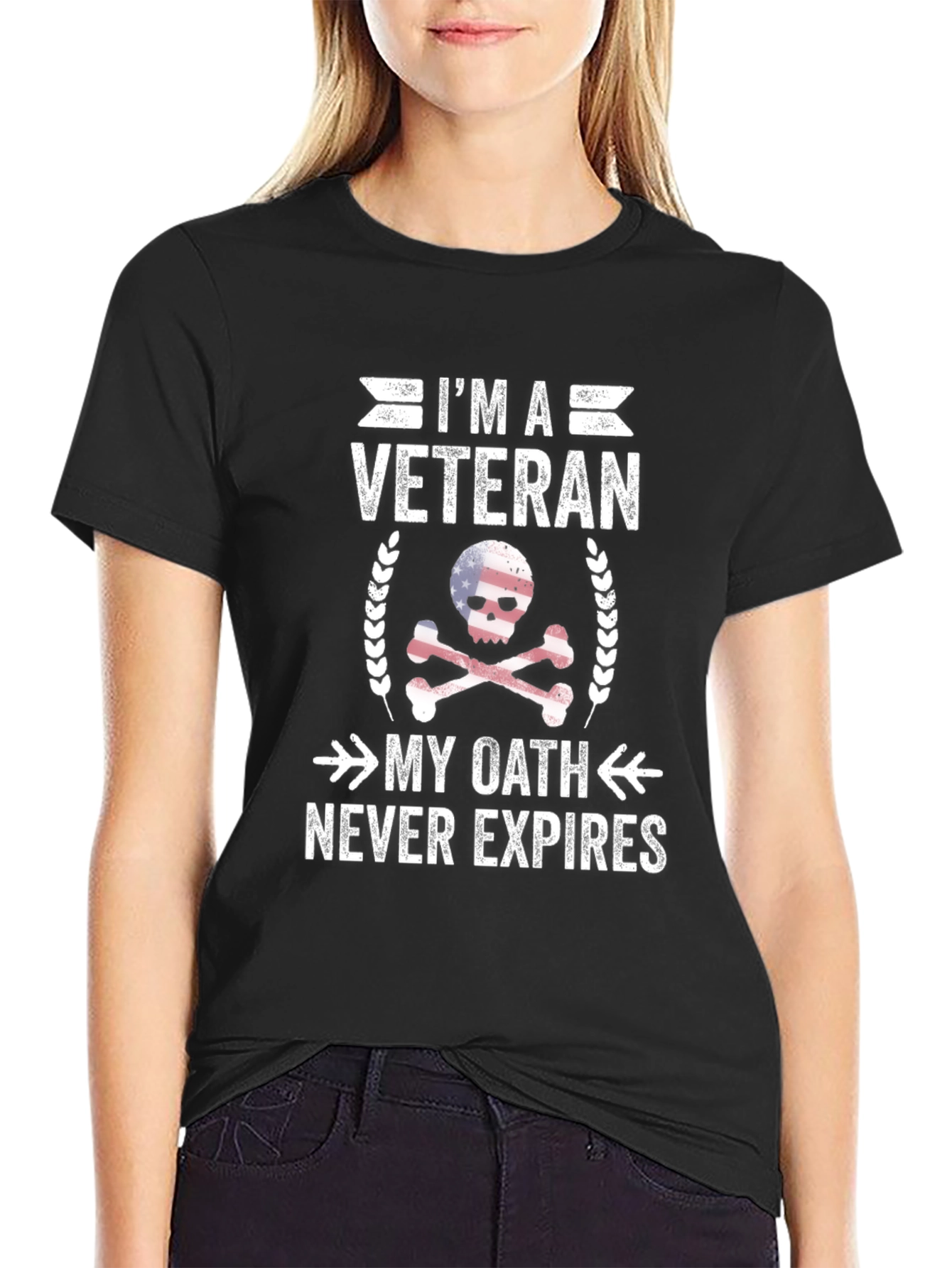 Im a Veteran T-Shirt: My Oath Never Expires