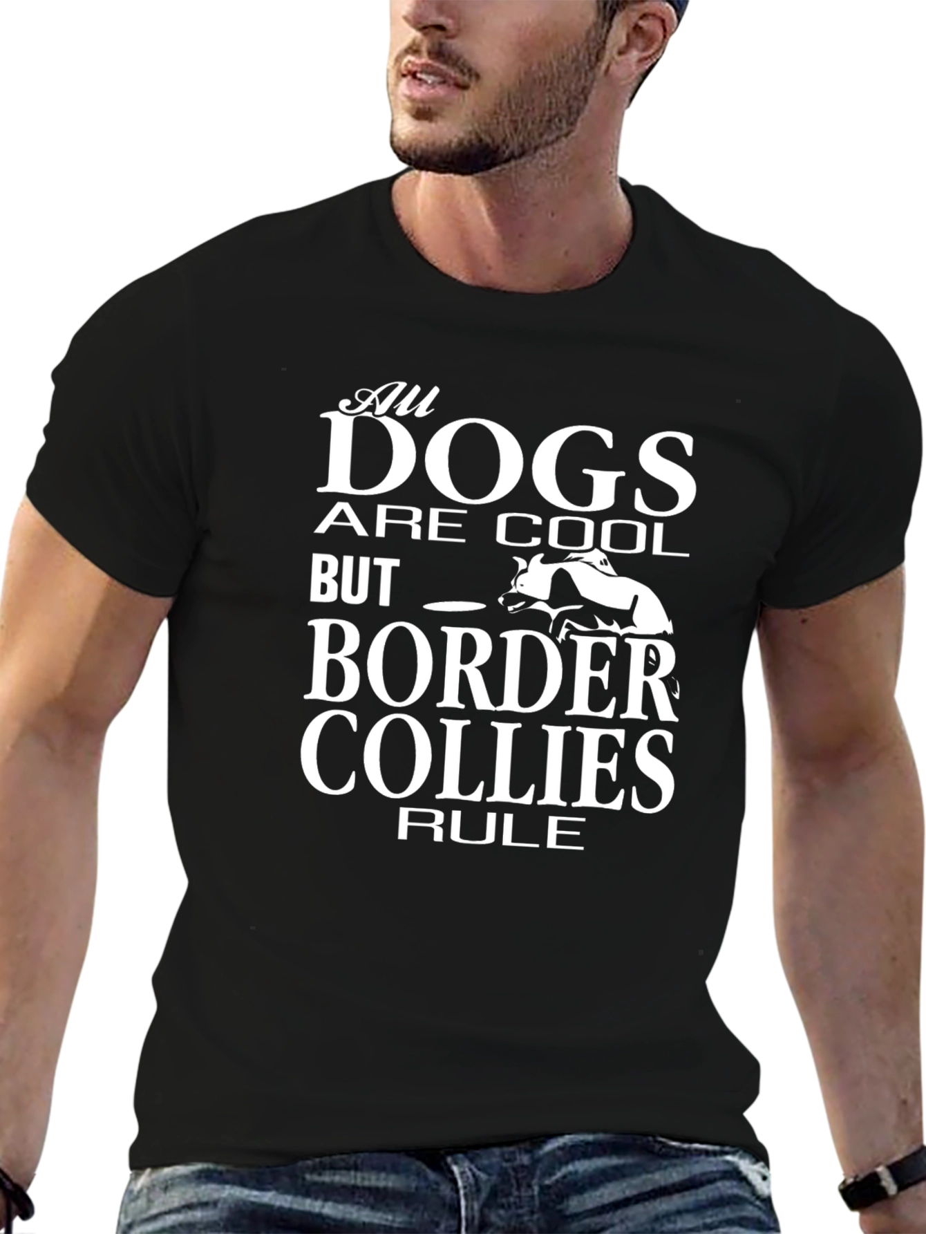All Dogs Are Cool T-Shirt Border Collie Tee