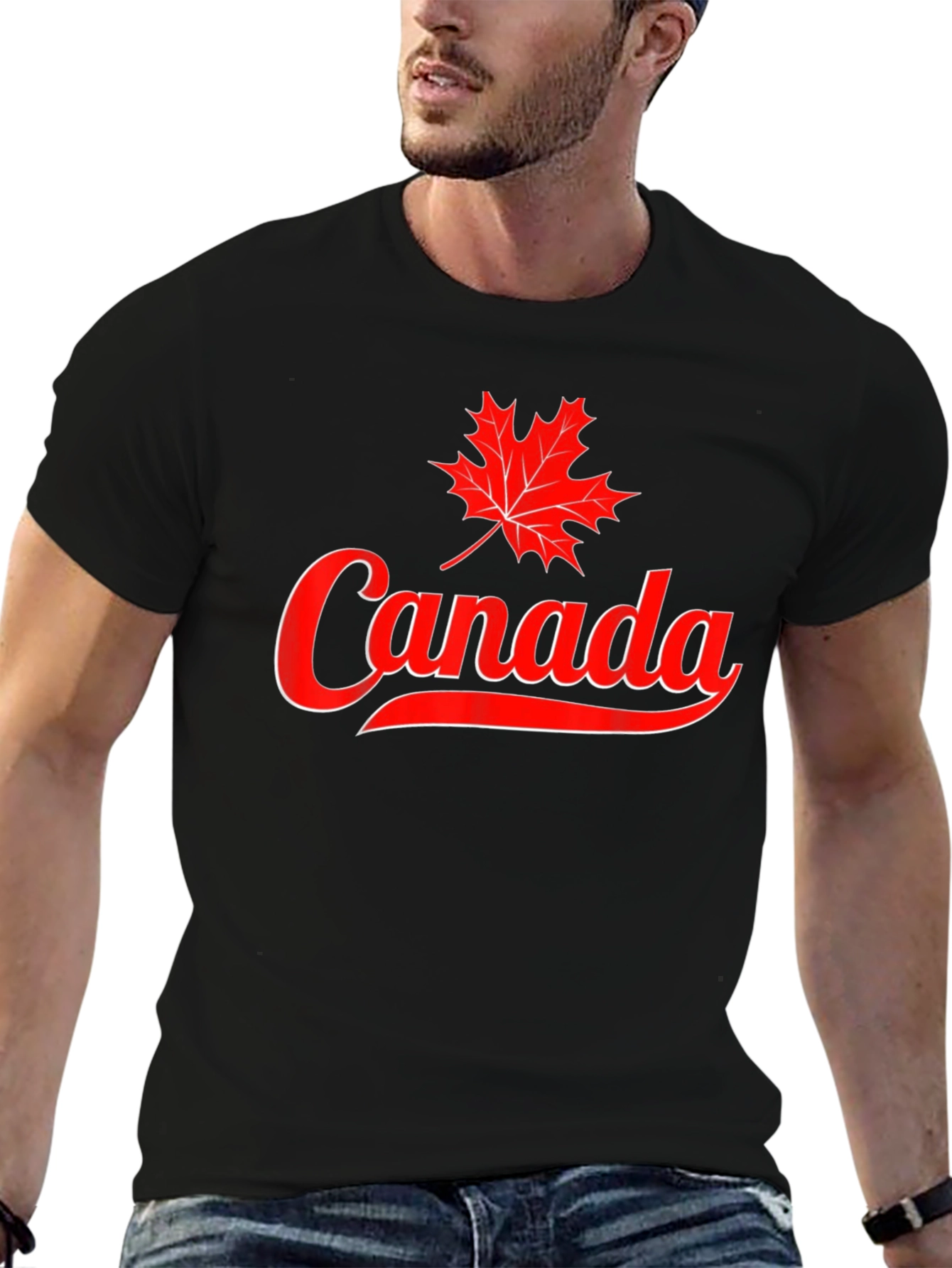 Canada Maple Leaf T-Shirt - Black