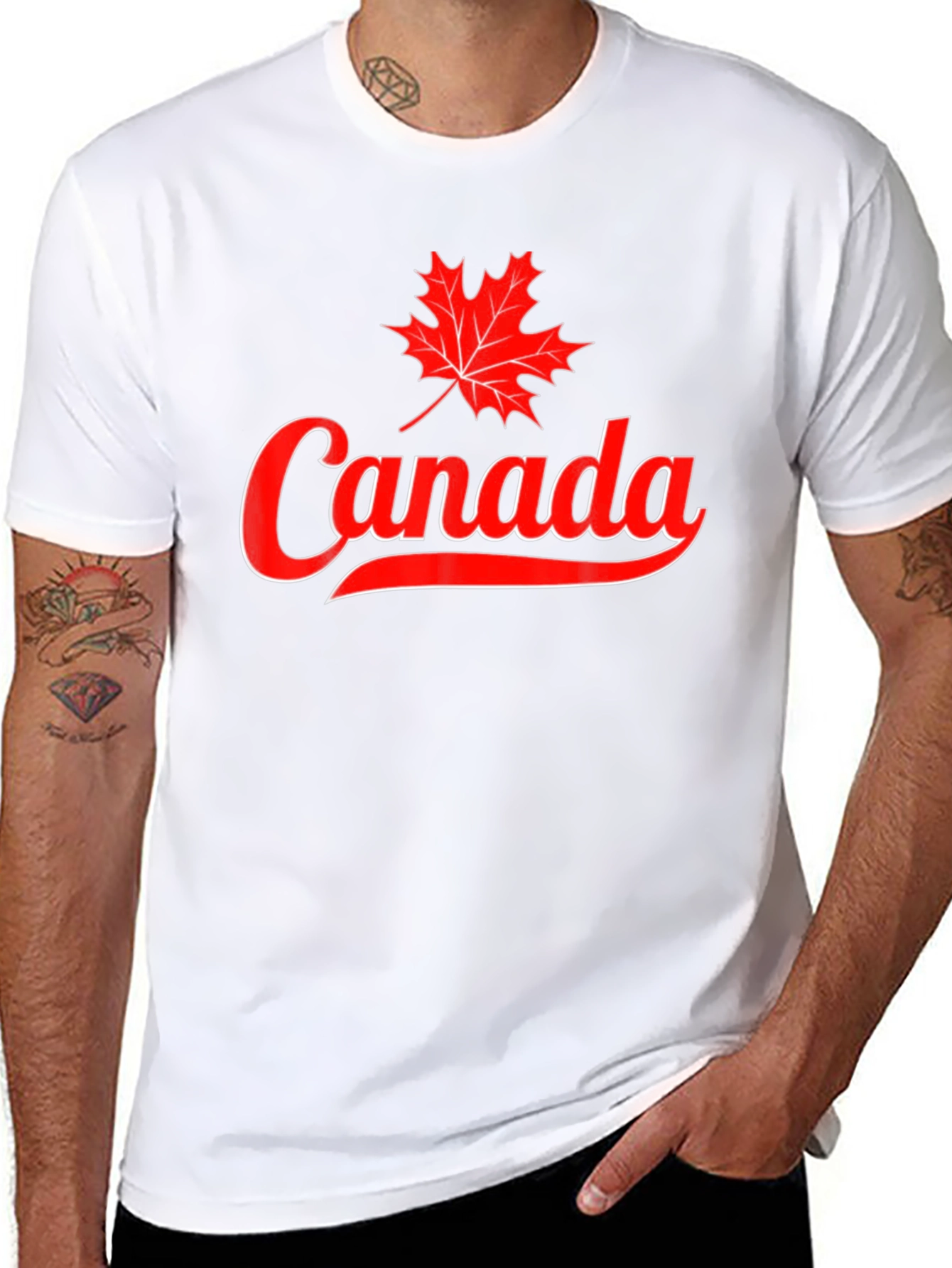 Canada Maple Leaf T-Shirt - Black