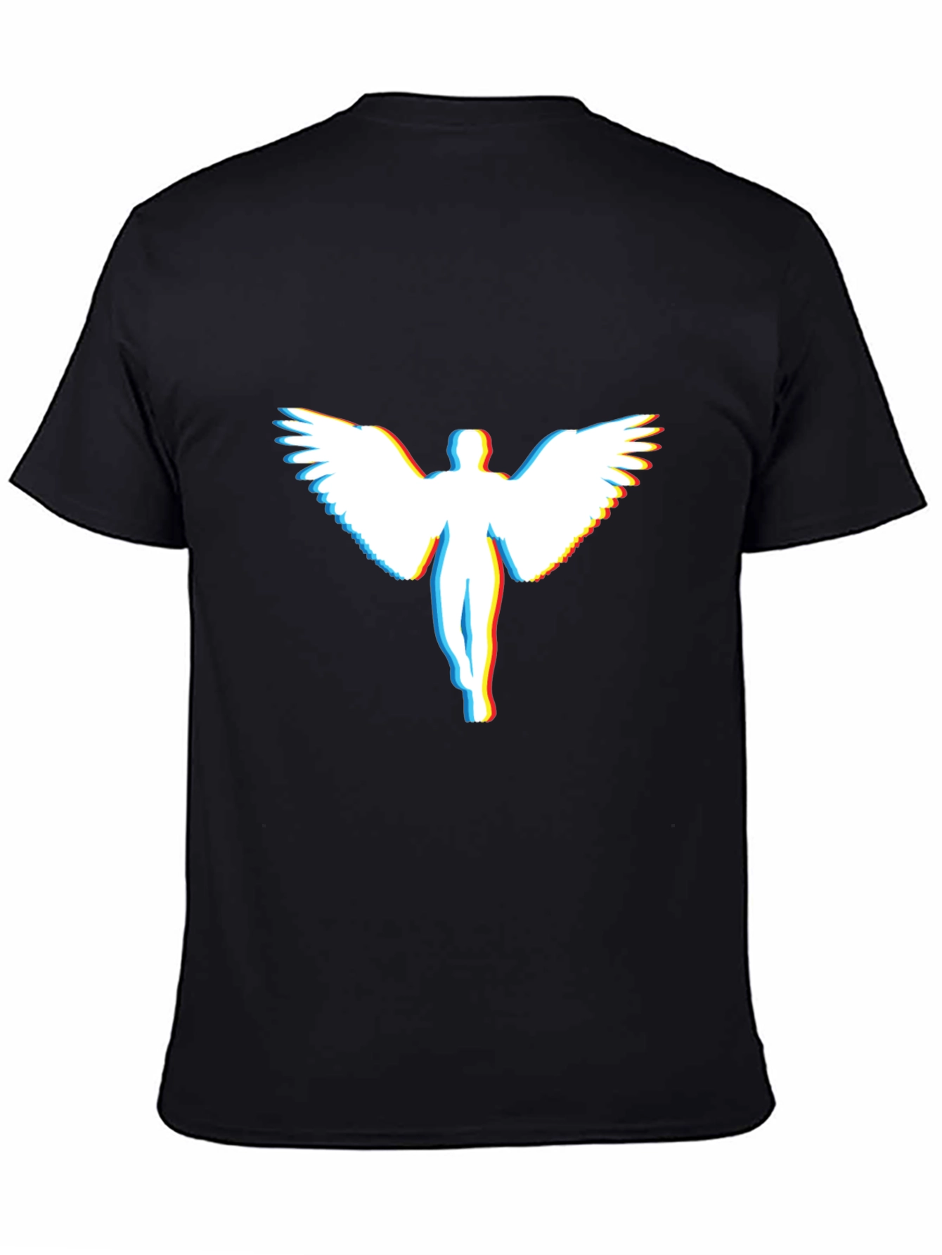 Angel Glitch Graphic T-Shirt - Modern Tee