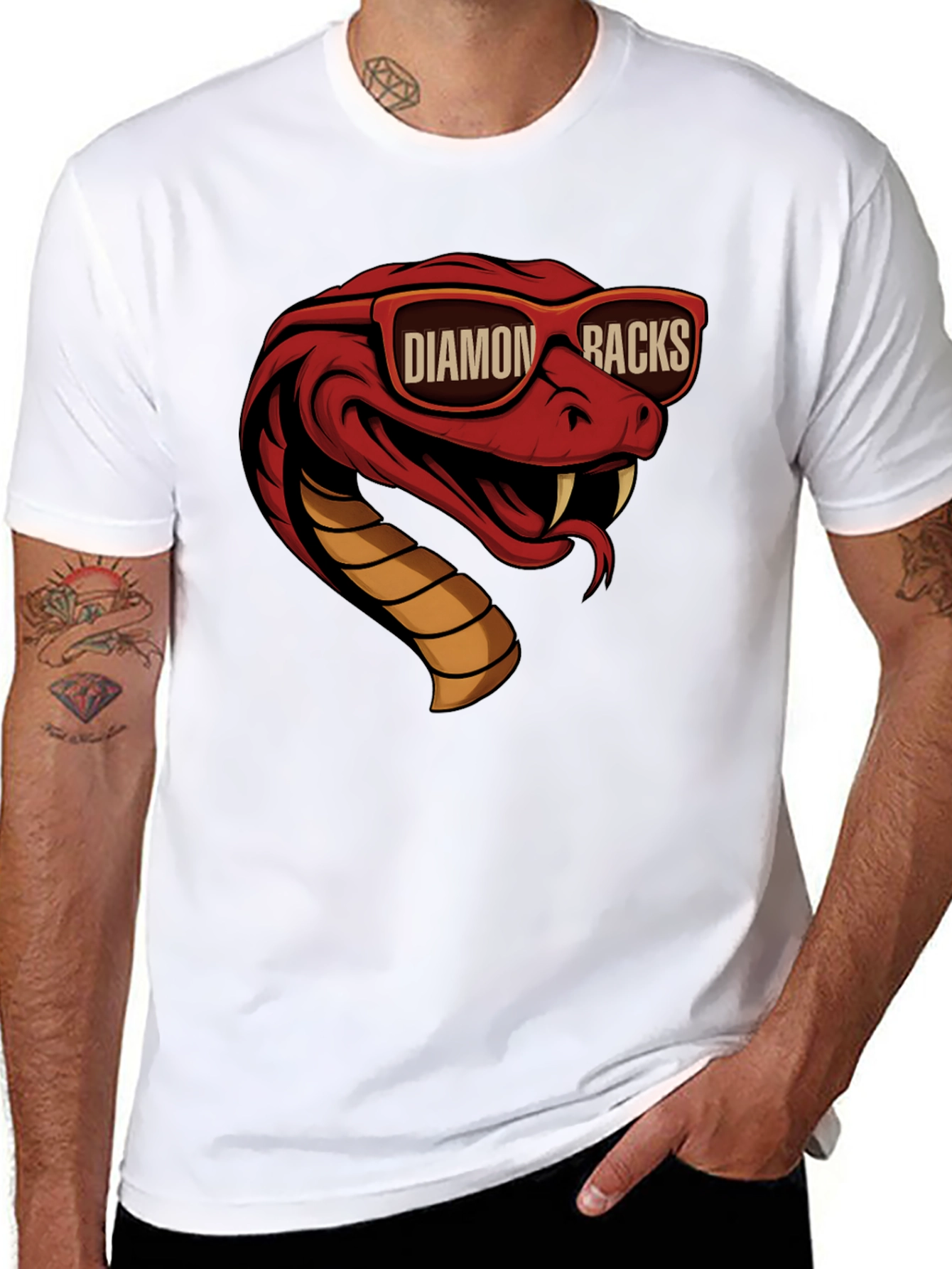 Diamond Racks Snake Graphic Tee