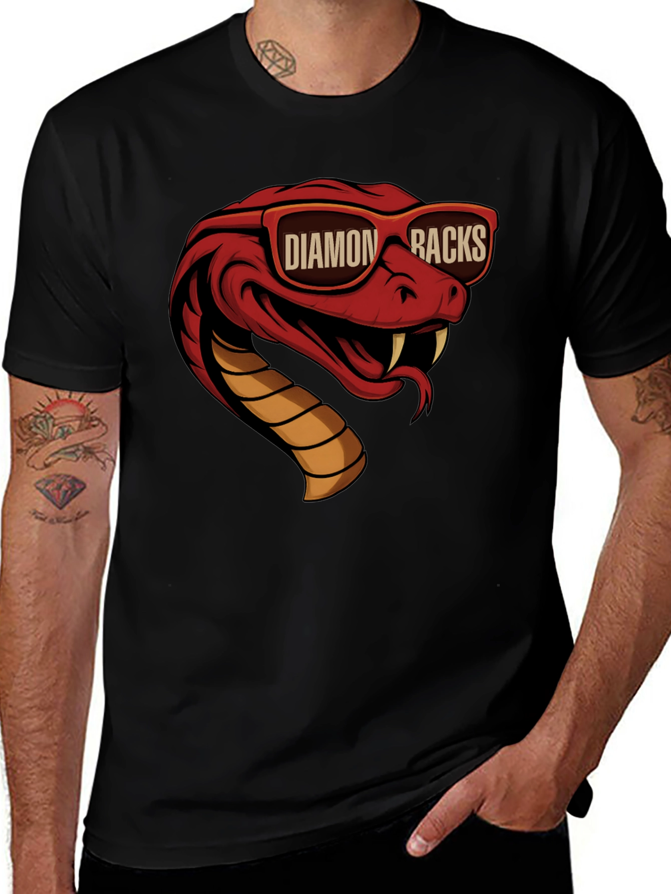 Diamond Racks Snake Graphic Tee