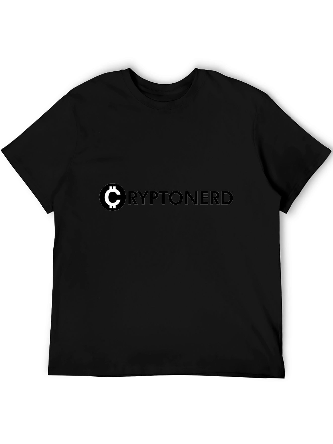 CryptoNerd Black T-Shirt - Cryptocurrency Enthusiast Tee