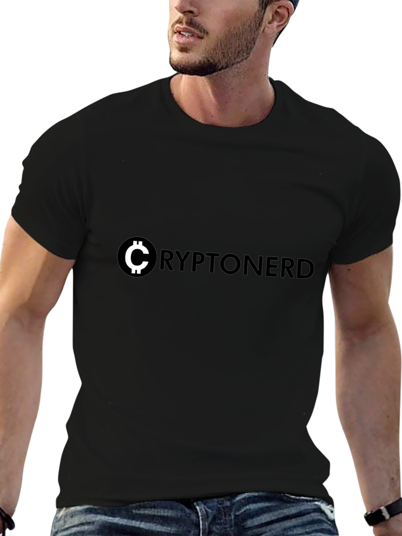 CryptoNerd Black T-Shirt - Cryptocurrency Enthusiast Tee