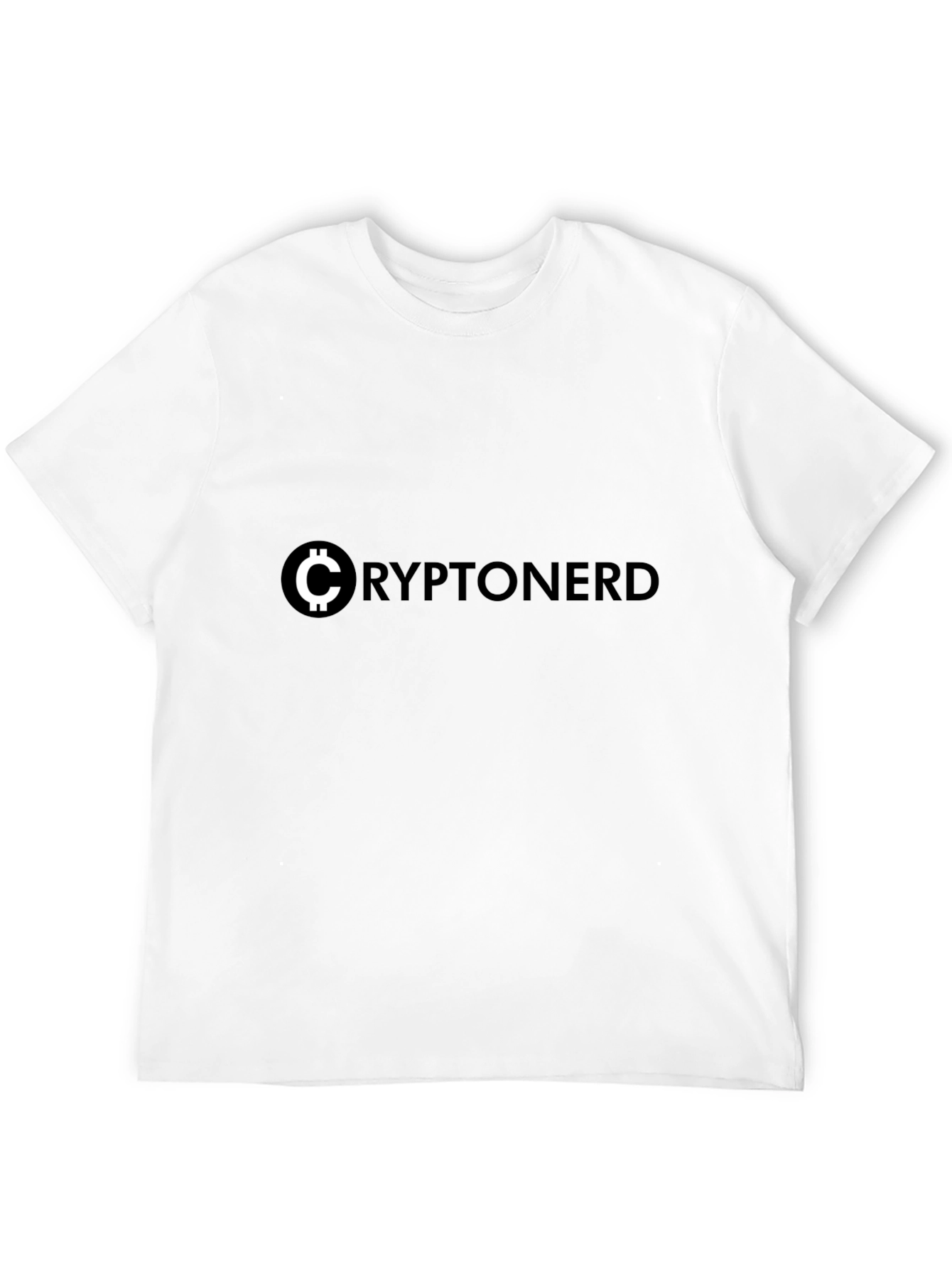 CryptoNerd Black T-Shirt - Cryptocurrency Enthusiast Tee