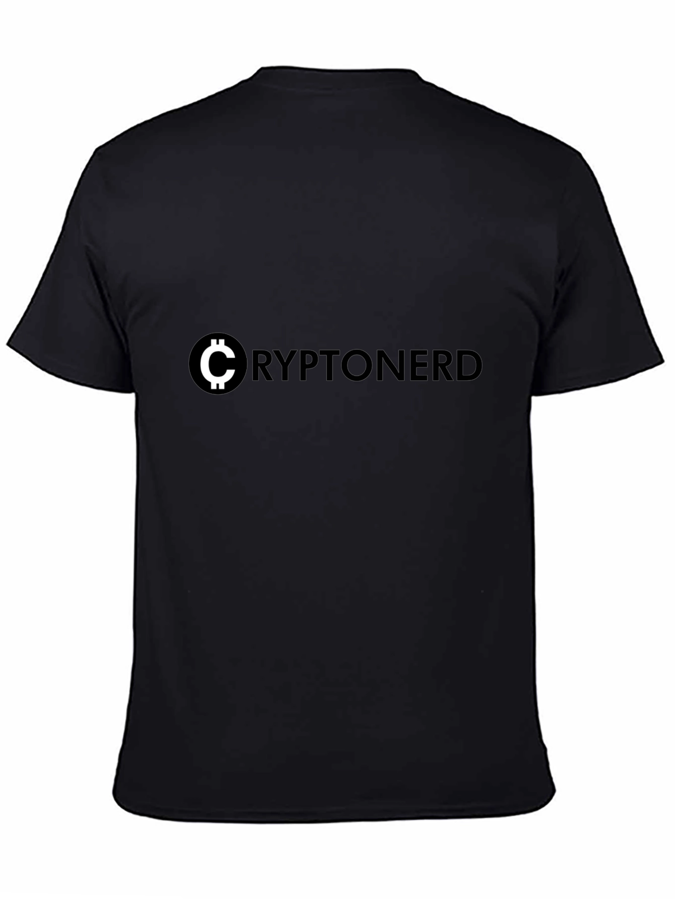 CryptoNerd Black T-Shirt - Cryptocurrency Enthusiast Tee