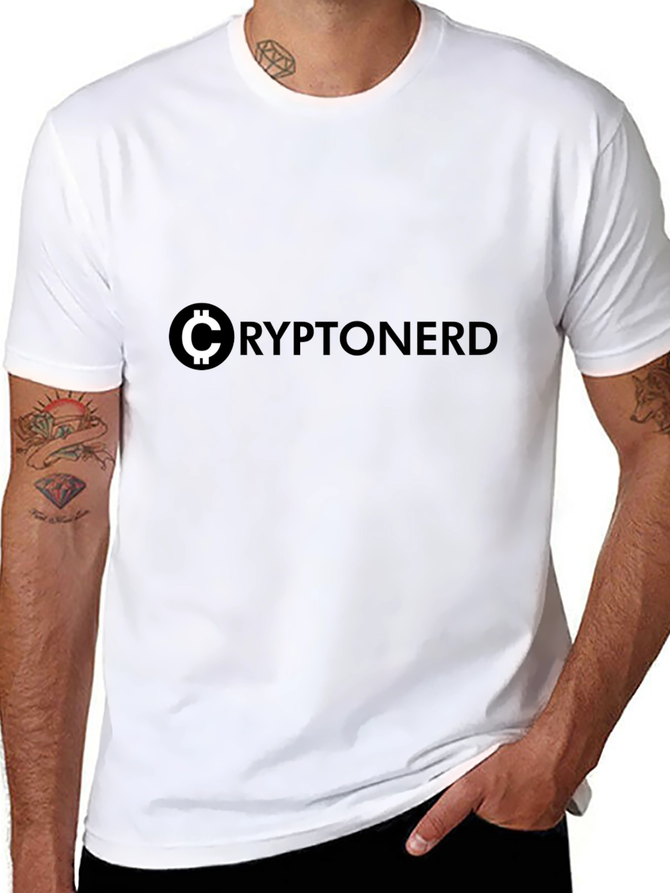 CryptoNerd Black T-Shirt - Cryptocurrency Enthusiast Tee
