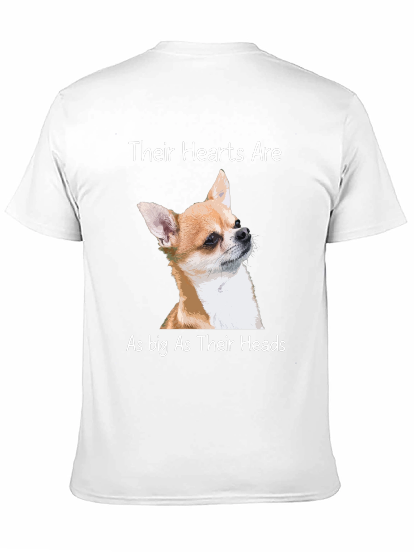 Chihuahua Lover T-Shirt: Big Heart Design