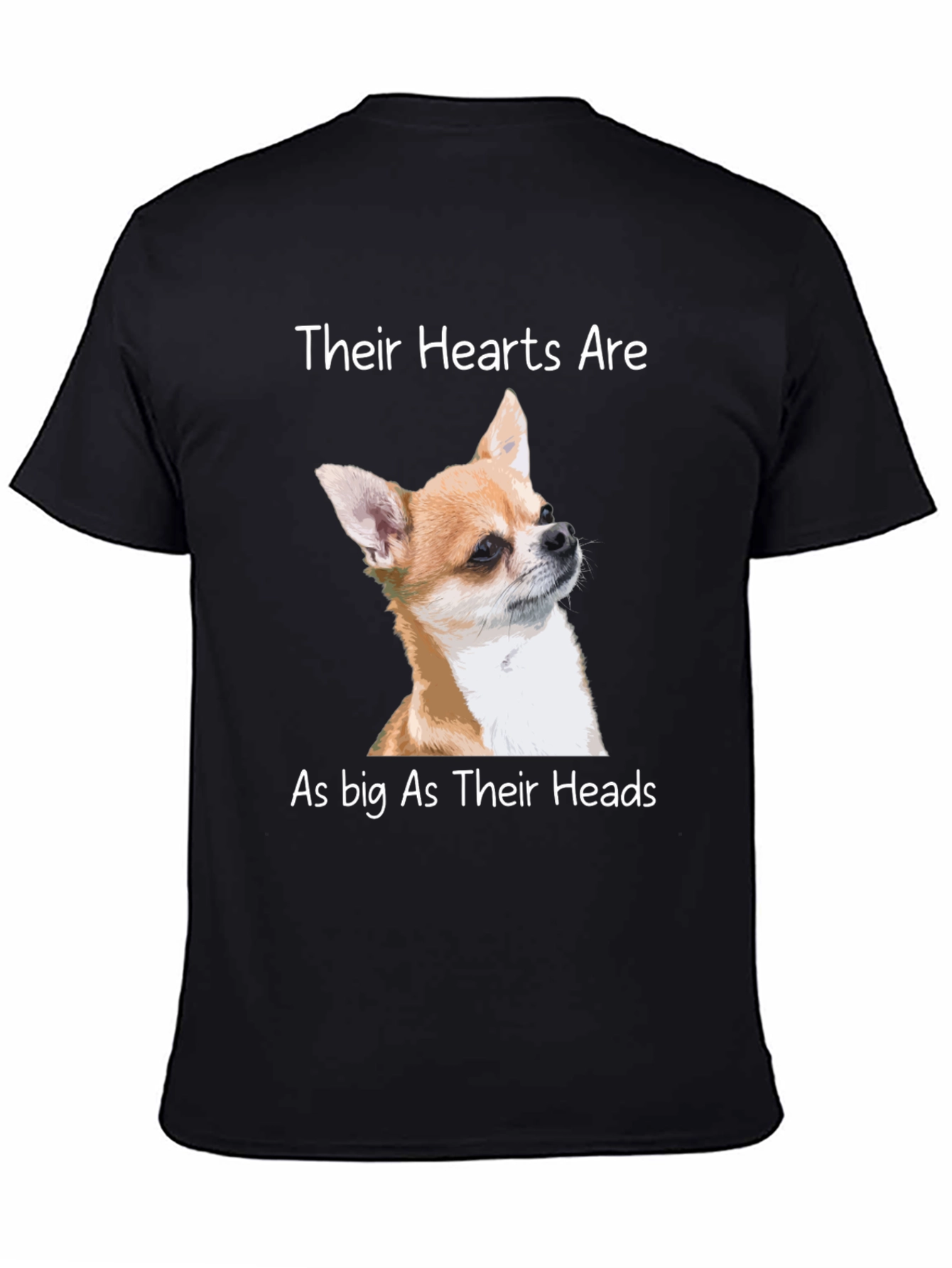 Chihuahua Lover T-Shirt: Big Heart Design