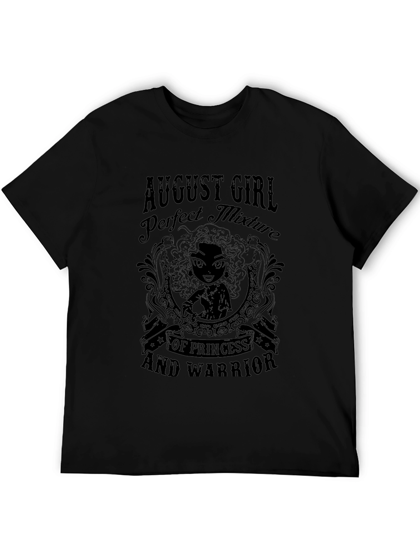 August Girl Princess Warrior Graphic T-Shirt