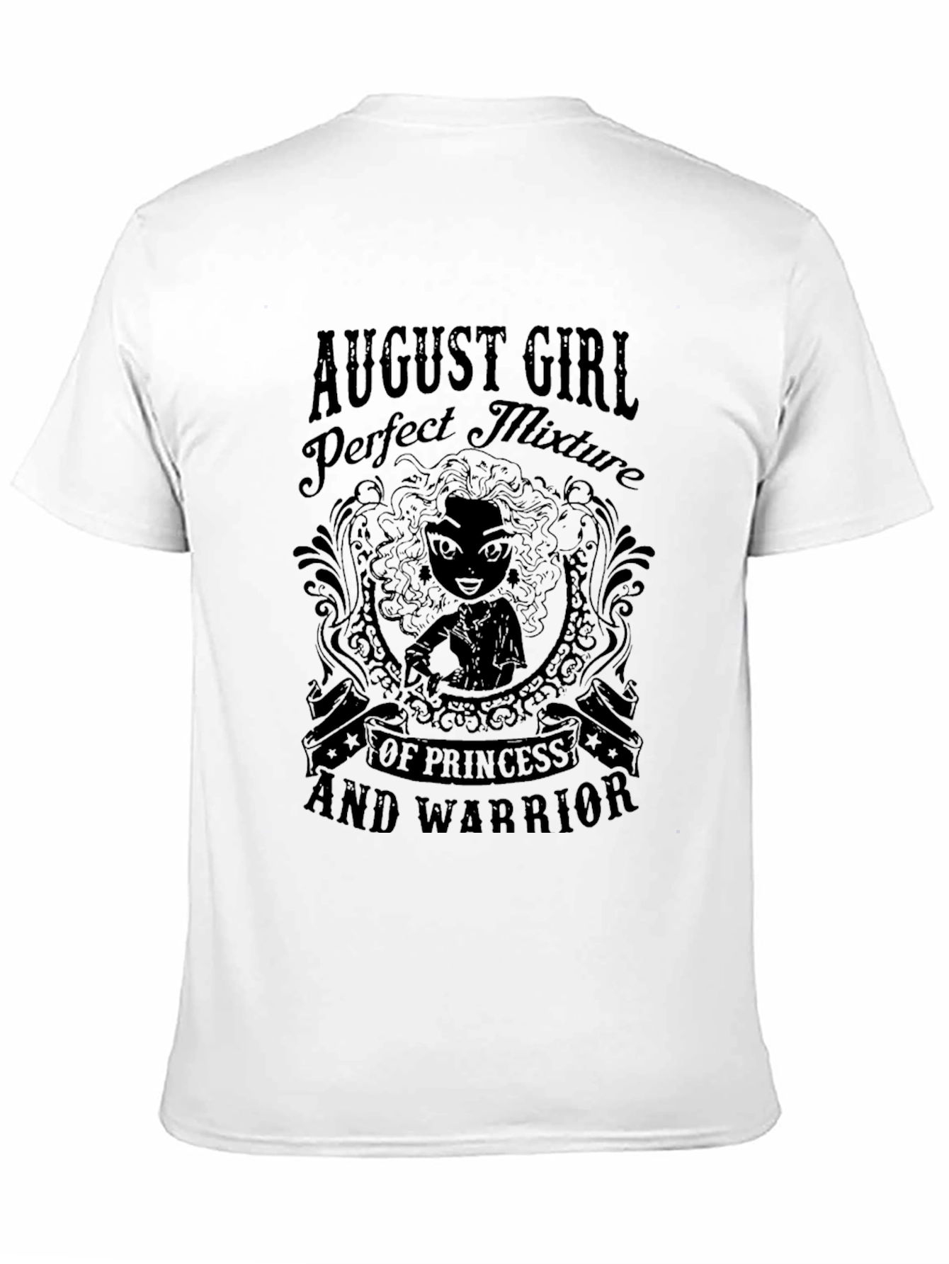 August Girl Princess Warrior Graphic T-Shirt