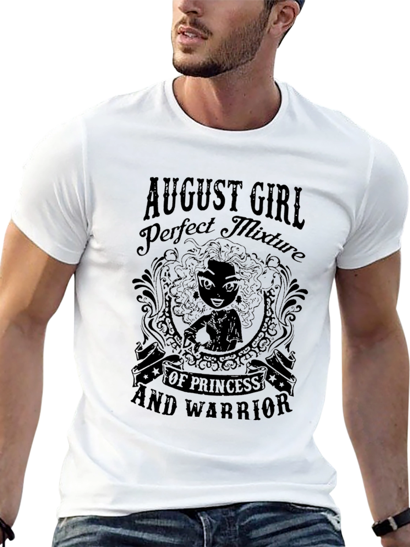 August Girl Princess Warrior Graphic T-Shirt